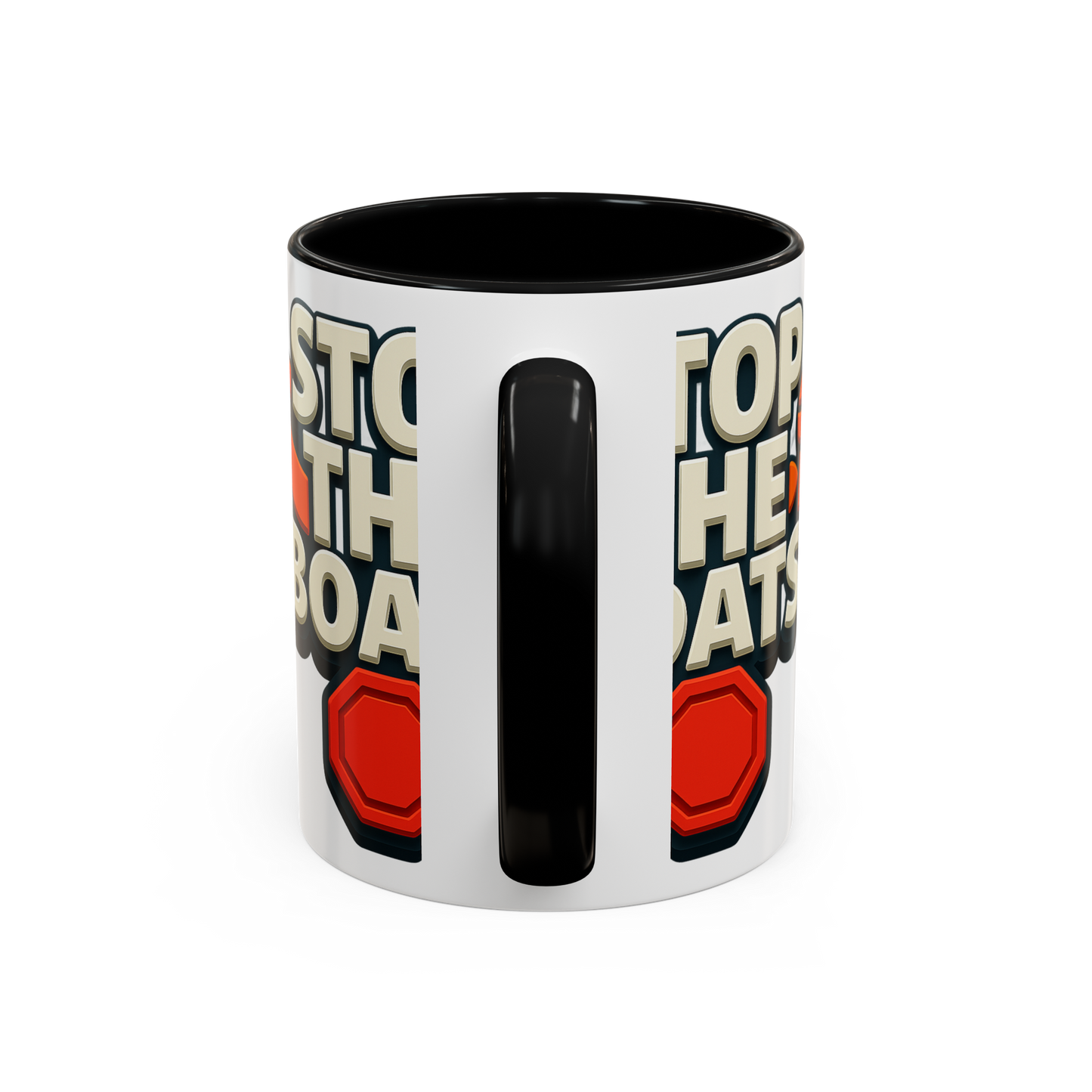 Stop the boats Classic premium  UK Accent Coffee Mug (11, 15oz)