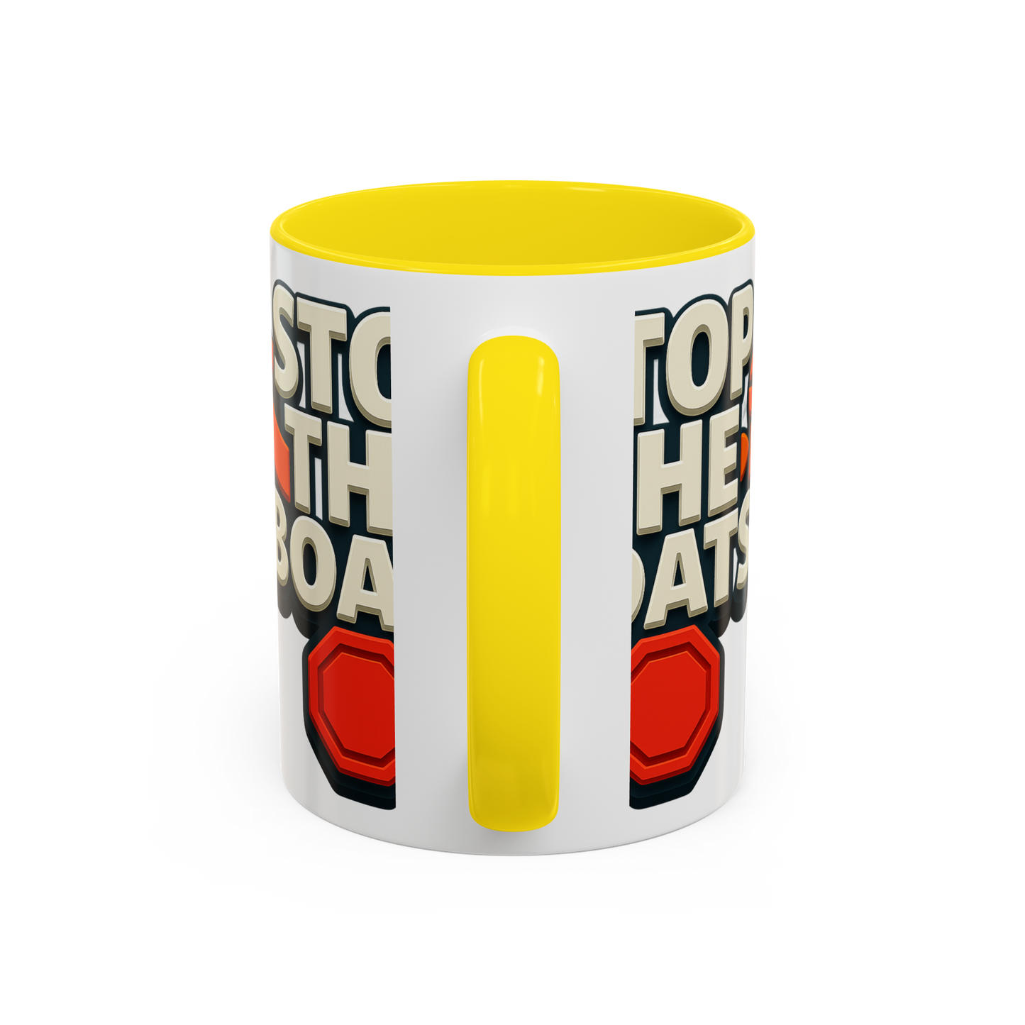 Stop the boats Classic premium  UK Accent Coffee Mug (11, 15oz)
