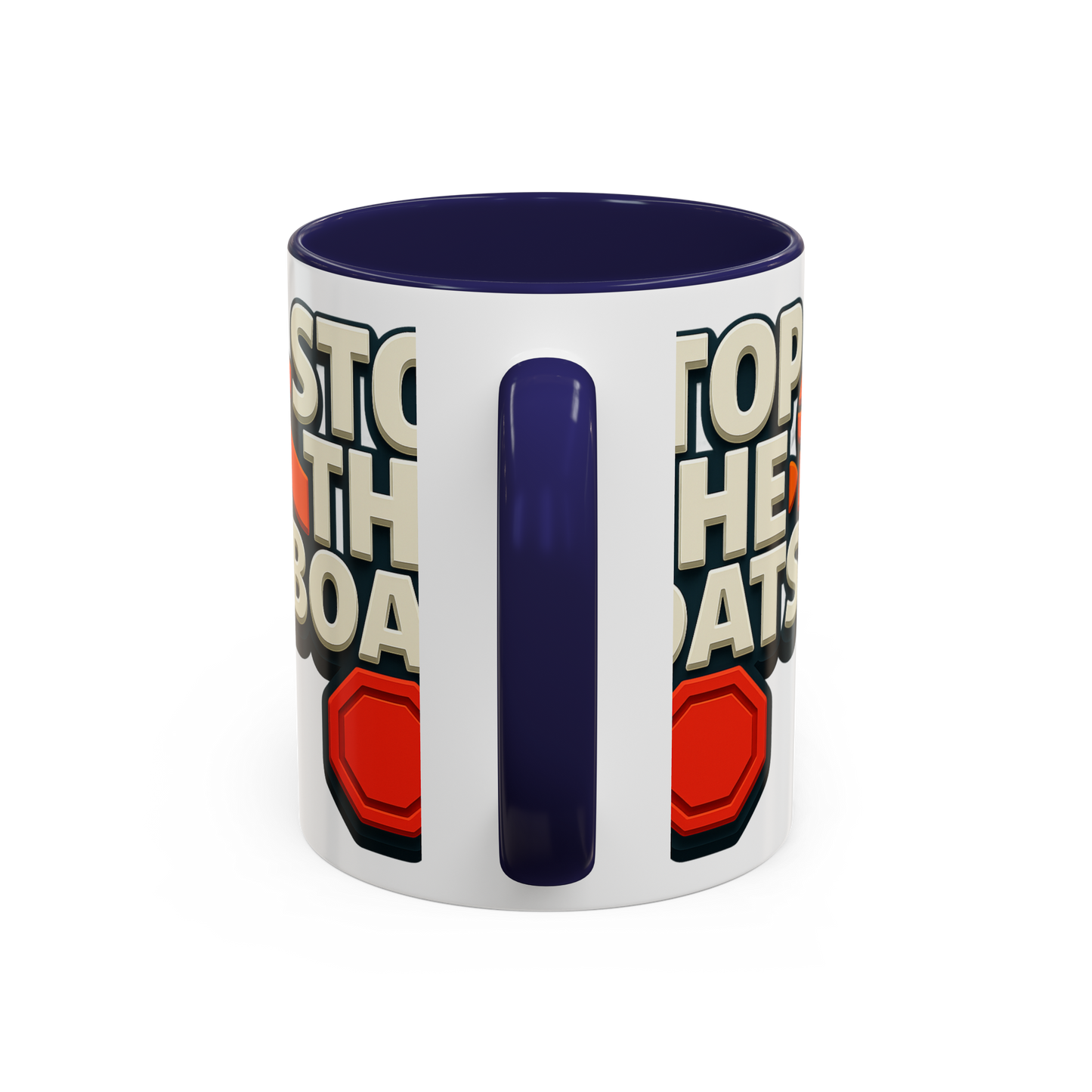 Stop the boats Classic premium  UK Accent Coffee Mug (11, 15oz)
