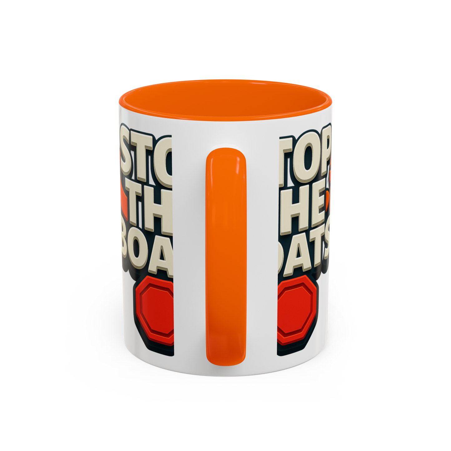 Stop the boats Classic premium  UK Accent Coffee Mug (11, 15oz)