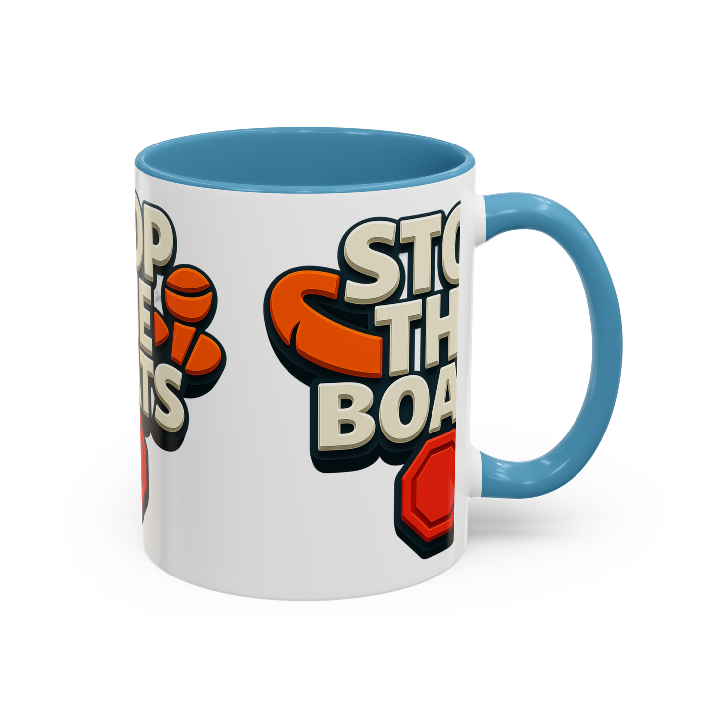 Stop the boats Classic premium  UK Accent Coffee Mug (11, 15oz)