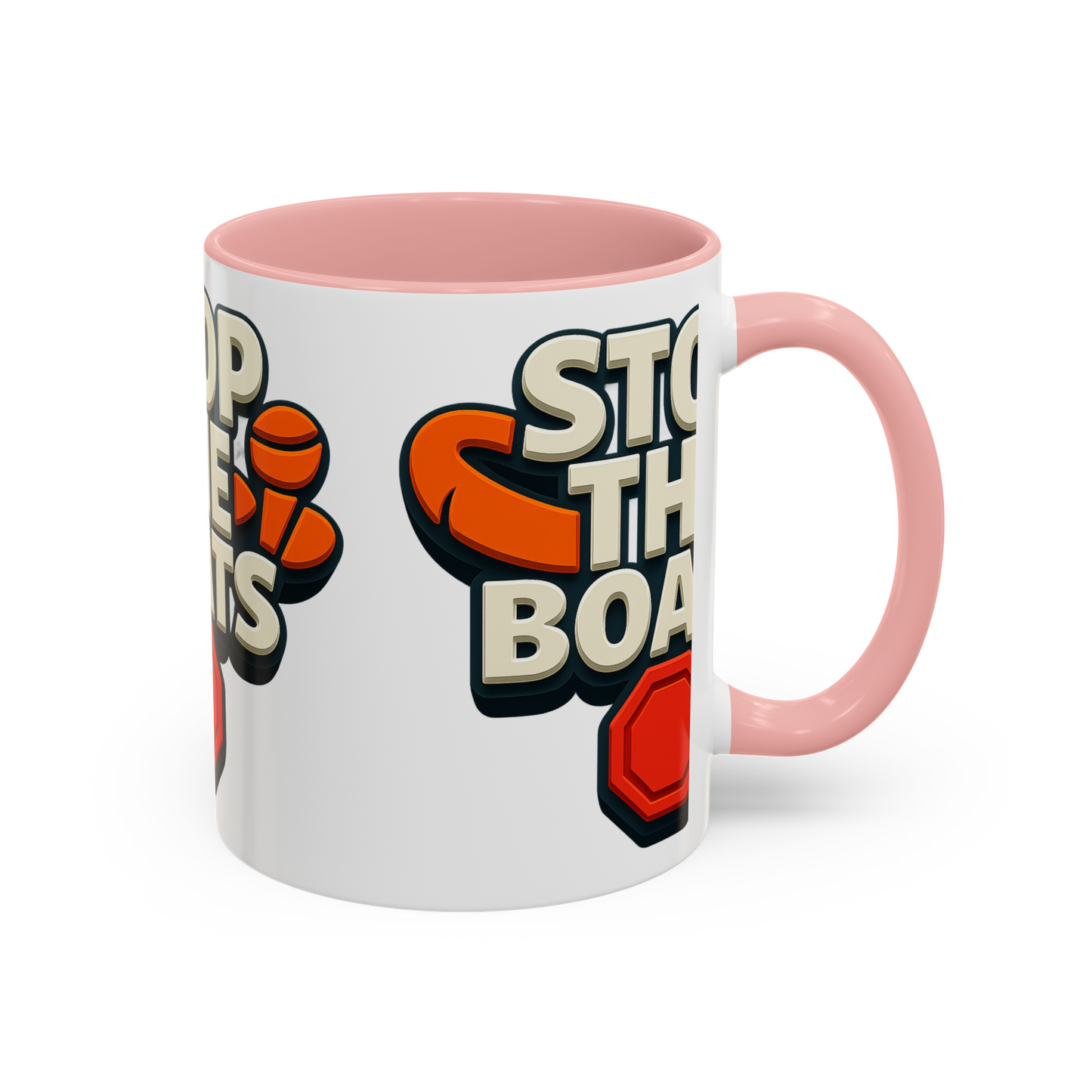 Stop the boats Classic premium  UK Accent Coffee Mug (11, 15oz)
