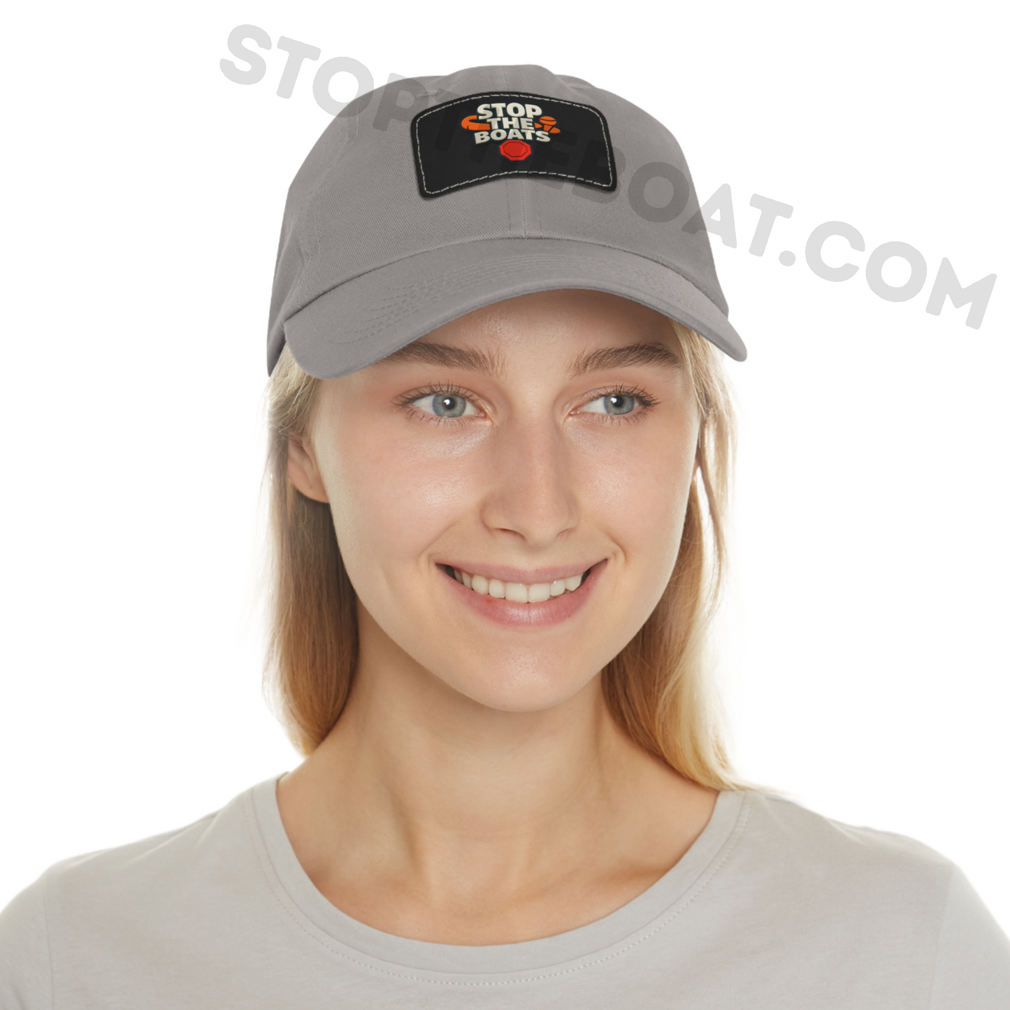 Stop the boats genuine premium UK patriot Stylish Dad Hat with Leather Patch - Perfect for Dad's Day, Outdoor Adventures, Casual Outfits