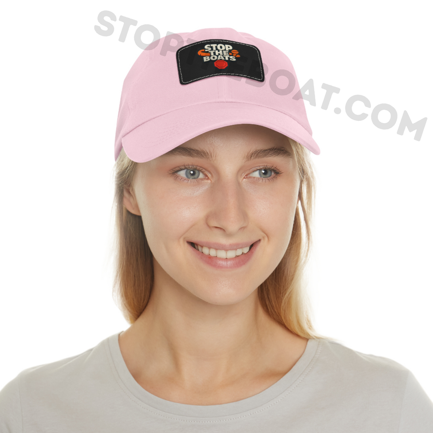 Stop the boats genuine premium UK patriot Stylish Dad Hat with Leather Patch - Perfect for Dad's Day, Outdoor Adventures, Casual Outfits