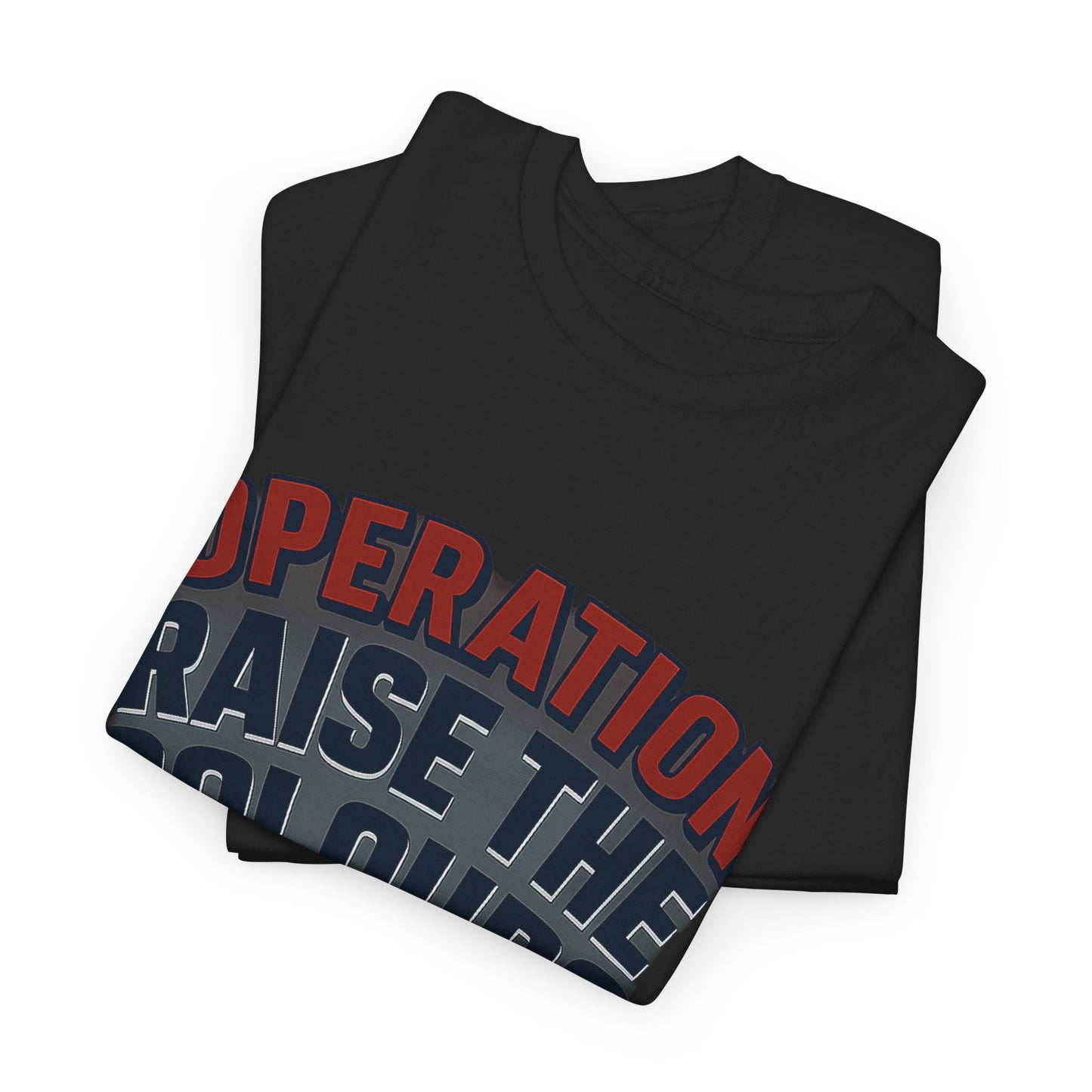 Operation Raise The Colours Unisex Heavy Cotton Tee, Casual T-Shirt, Gift Idea, Graphic Tee, British Flag Tee