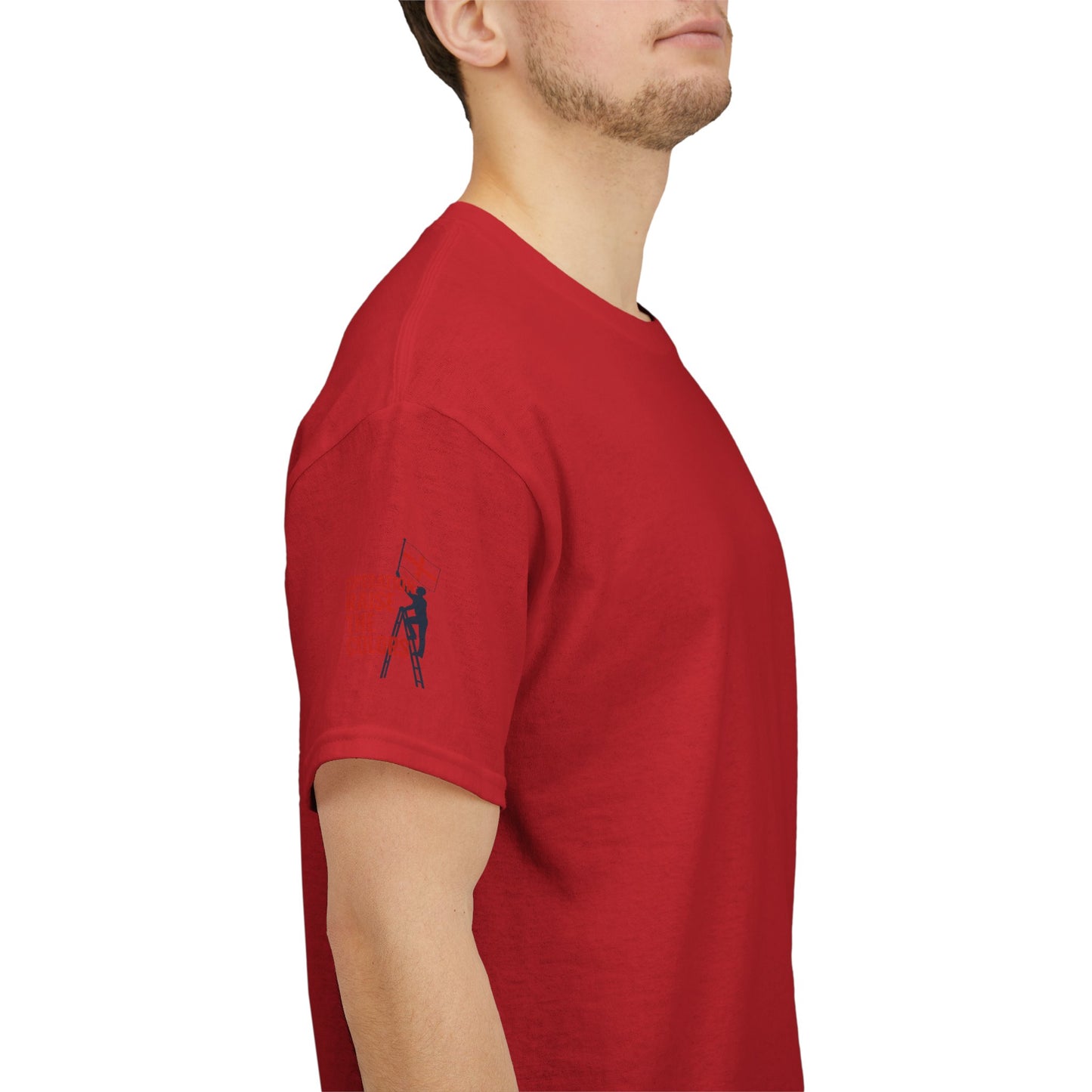 Spirit Raise the Colors Unisex Heavy Cotton Tee, Casual Graphic Tee, Pride Shirt, Nautical Themed T-Shirt, Perfect for Events