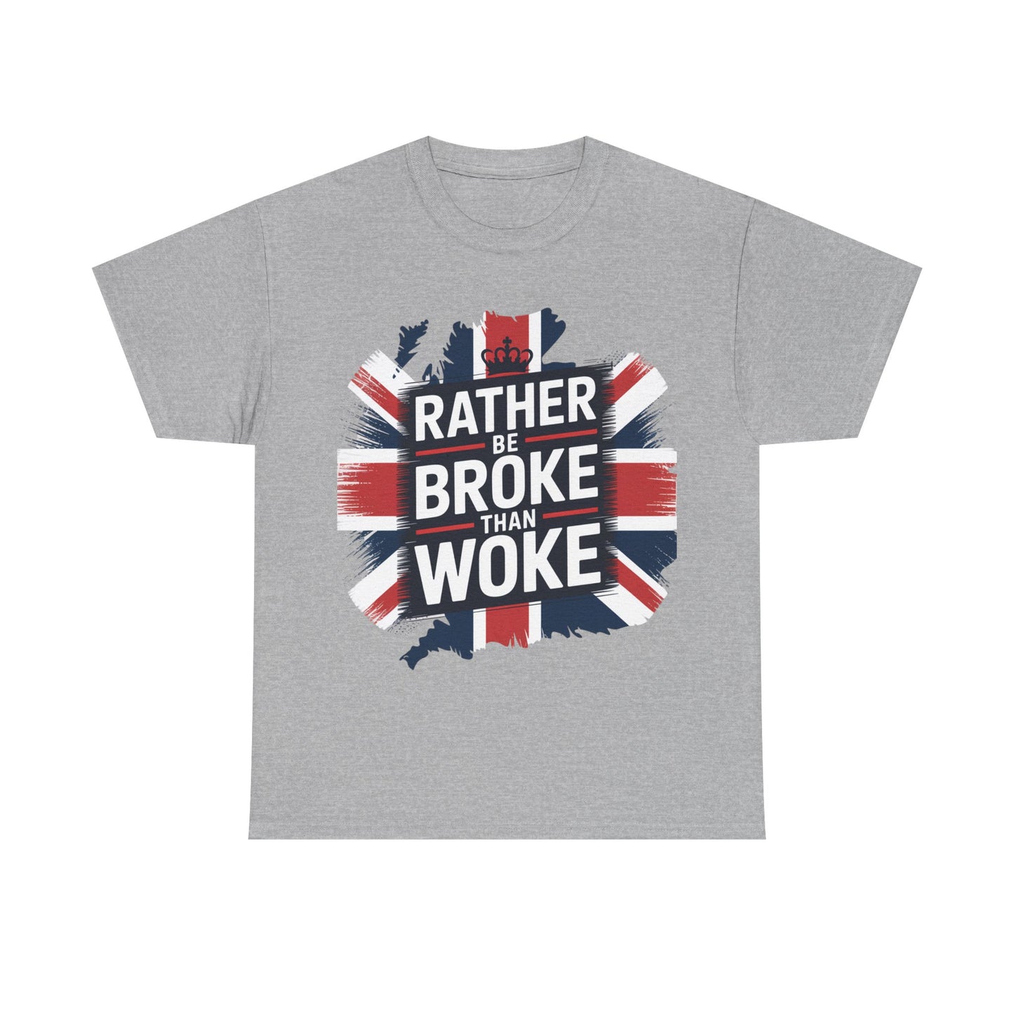 Broke vs. Woke Unisex Heavy Cotton Tee