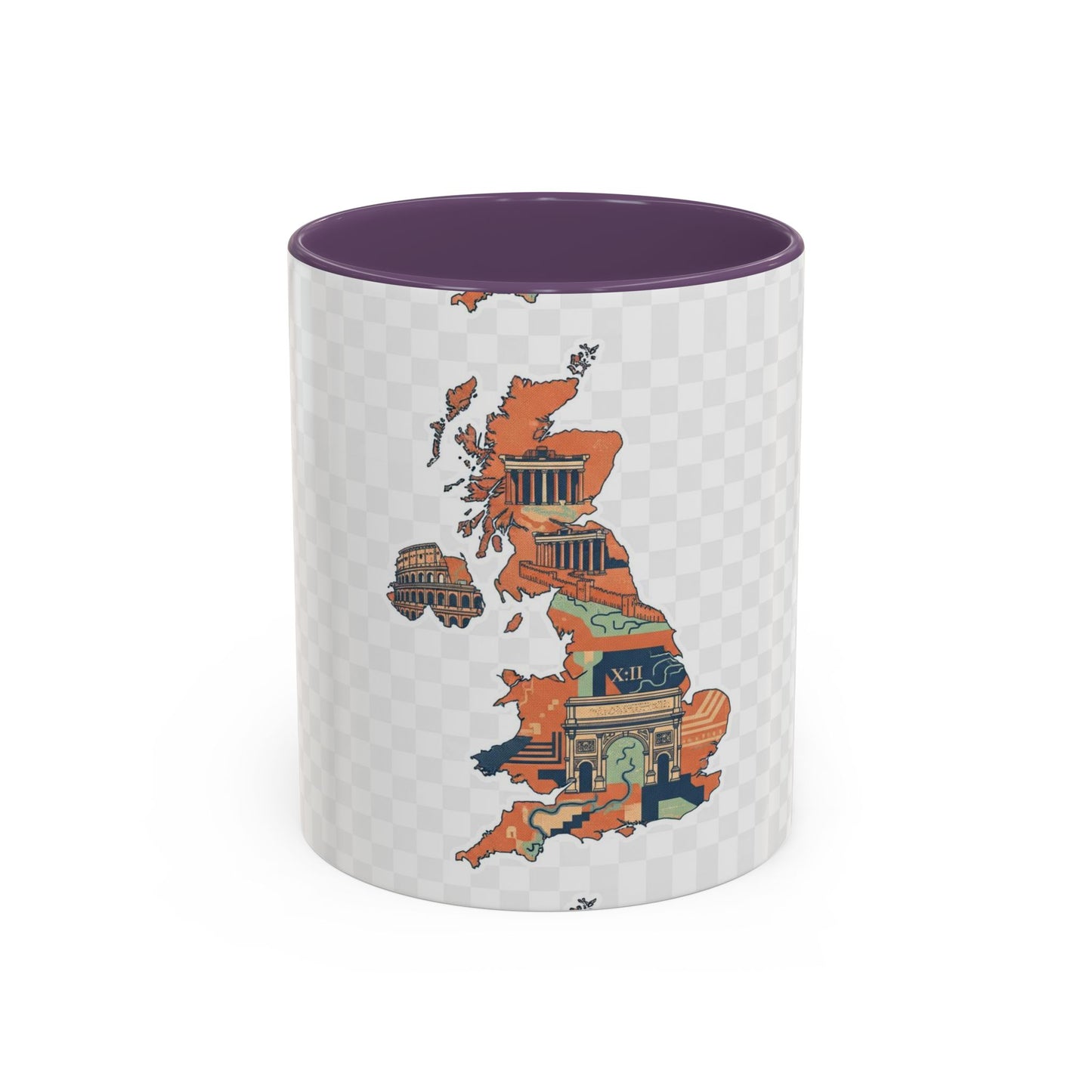 British Landmarks Accent Coffee Mug | Travel Gift, Home Decor, Coffee Lover, Souvenir, Unique Design