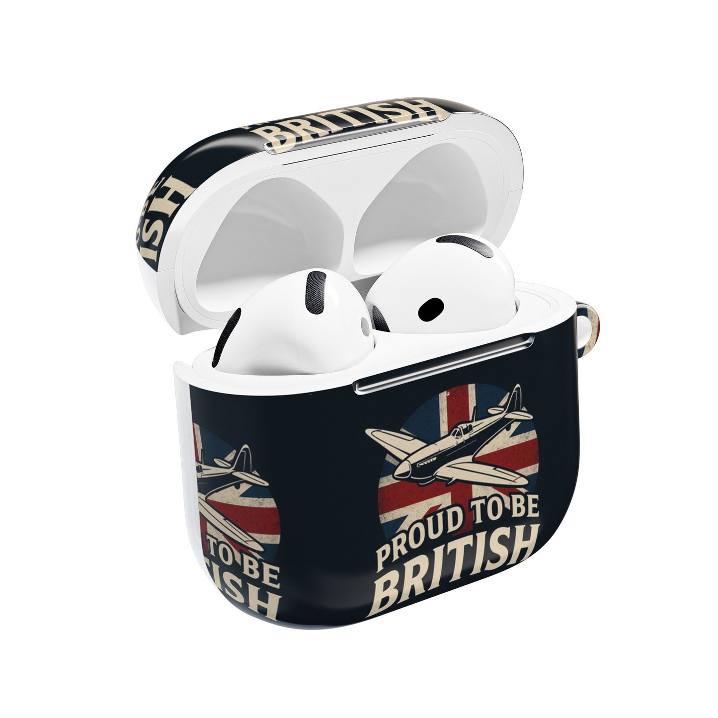 Proud to Be British AirPod Case, British Flag Earbud Cover, Gift for UK Lovers, Unique AirPods Accessories, Travel Essentials, [...]