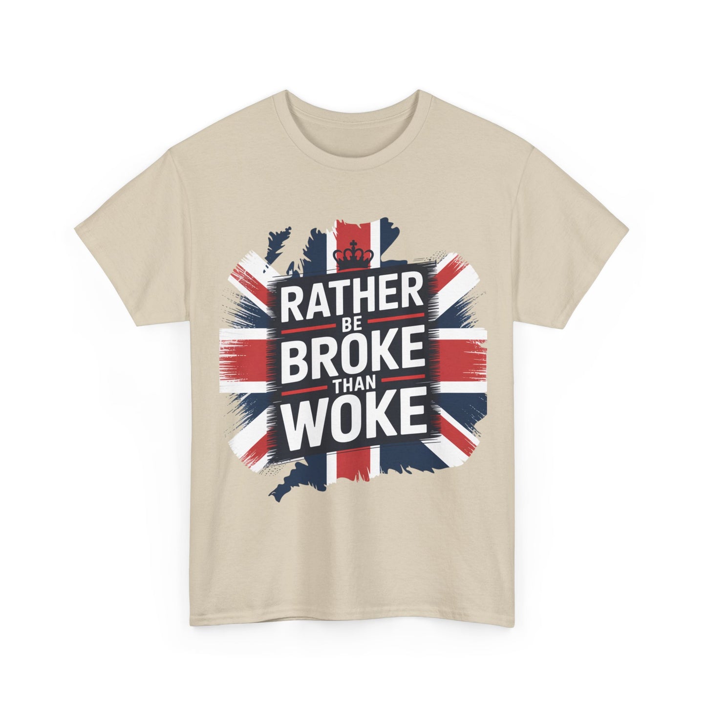 Broke vs. Woke Unisex Heavy Cotton Tee