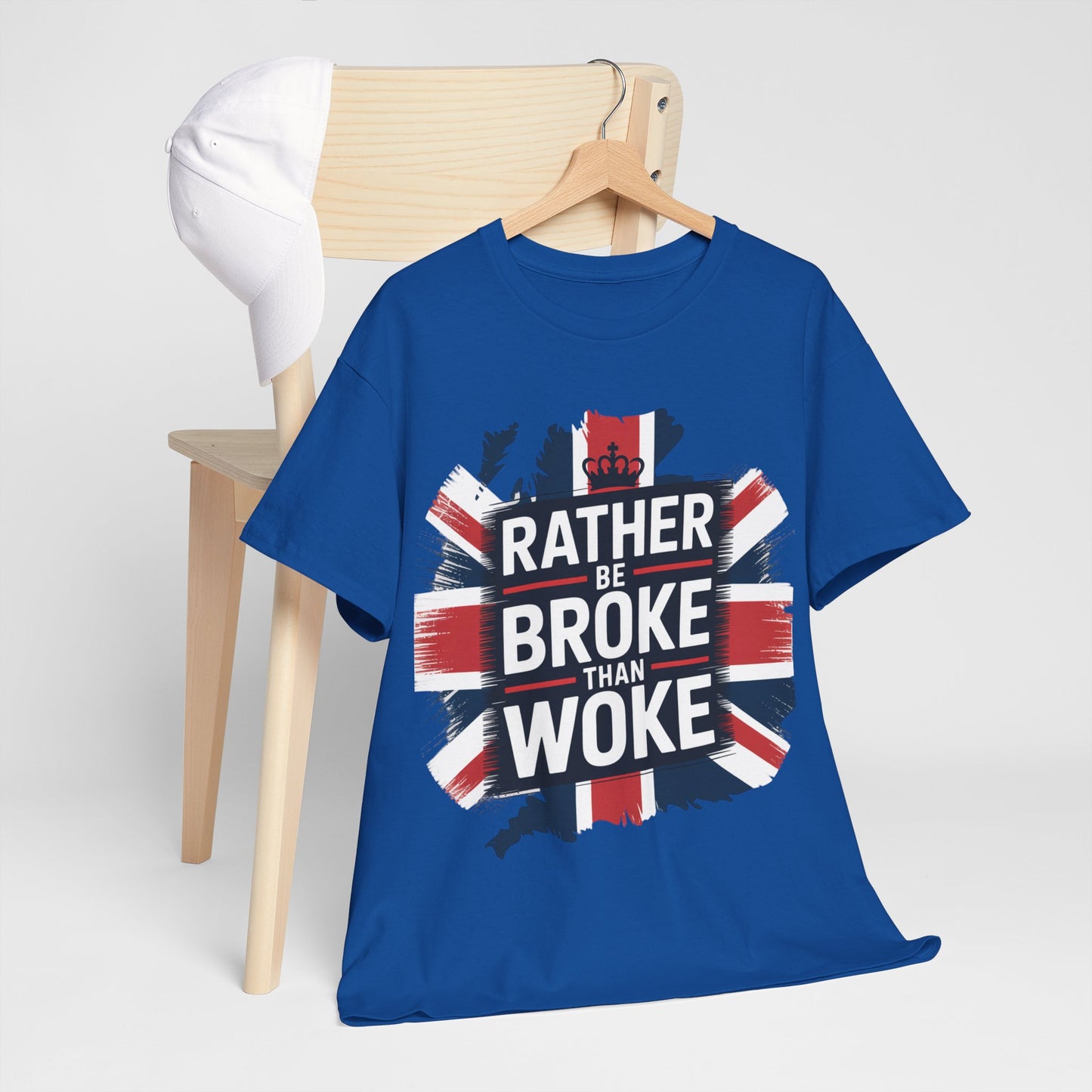Broke vs. Woke Unisex Heavy Cotton Tee