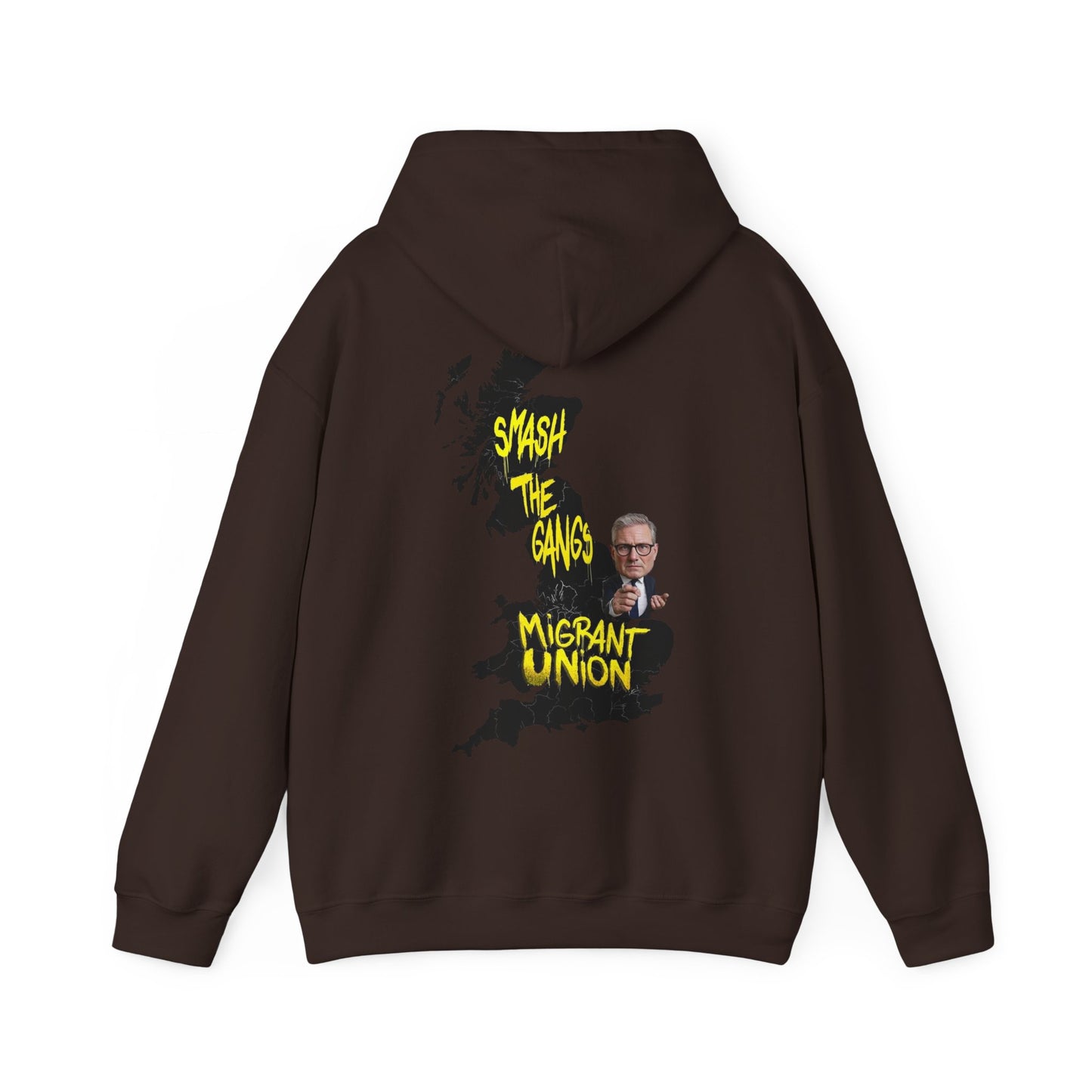 Migrant Union Hooded Sweatshirt, Unisex Sweatshirt, Cozy Layer, Activism Apparel, Streetwear, Gift for Protesters, Conscious Fashion