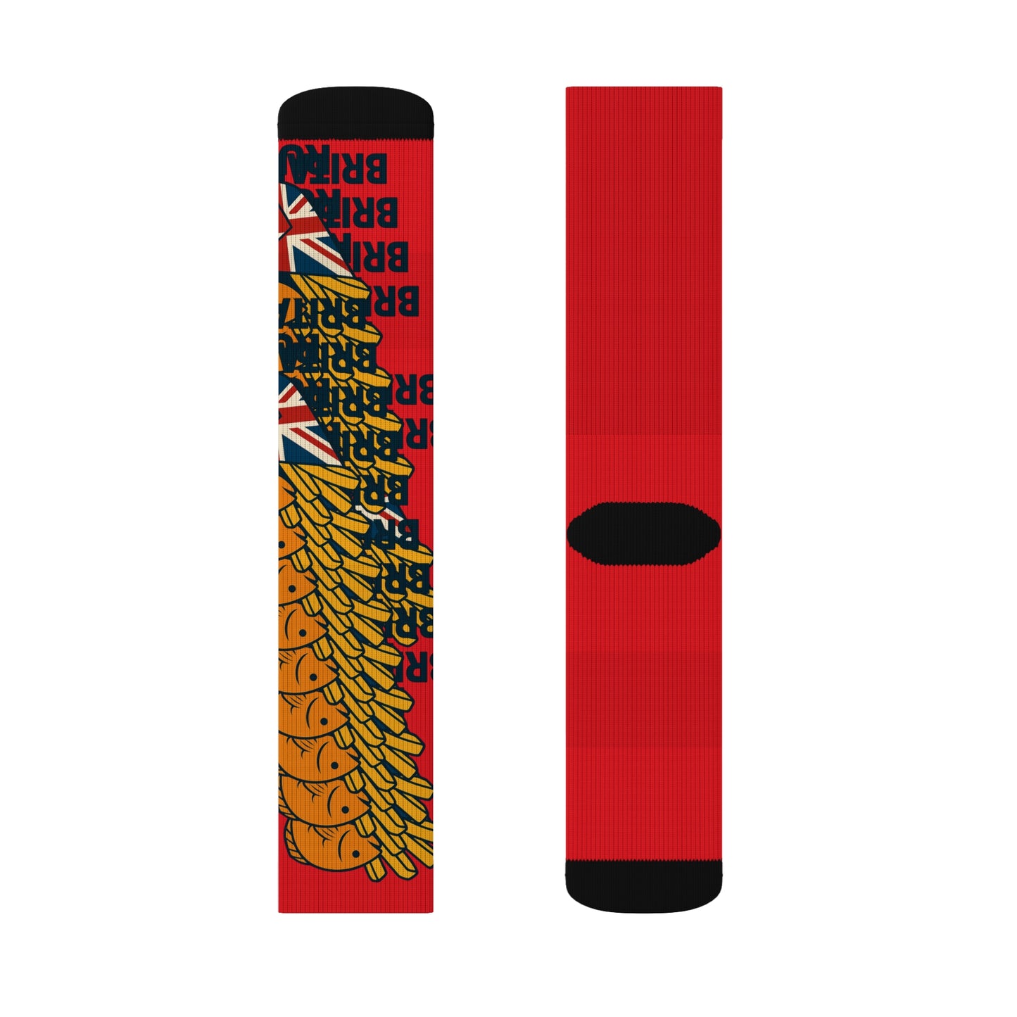 Bold Sublimation Socks with Union Jack Design, Fun Gift for Fashion Lovers, Unique Accessories for Casual Wear, Perfect for [...]