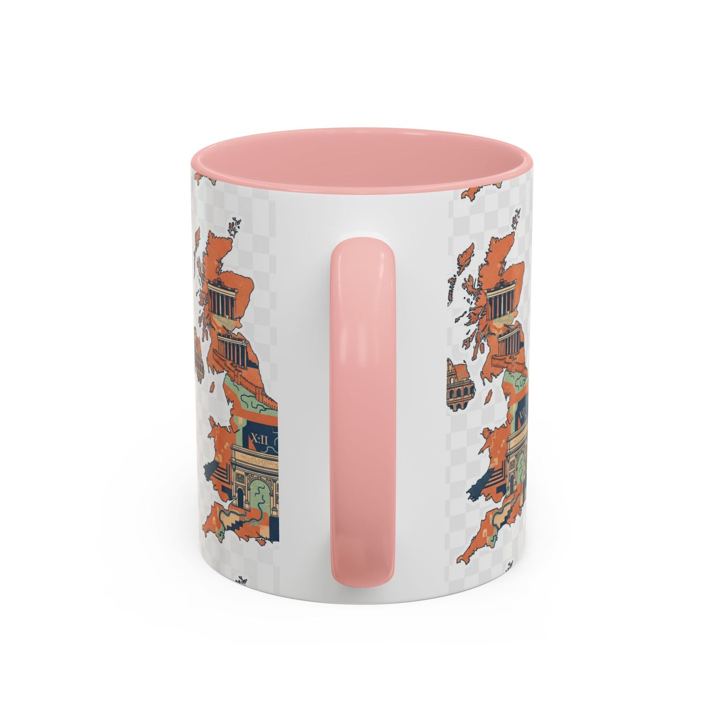 British Landmarks Accent Coffee Mug | Travel Gift, Home Decor, Coffee Lover, Souvenir, Unique Design