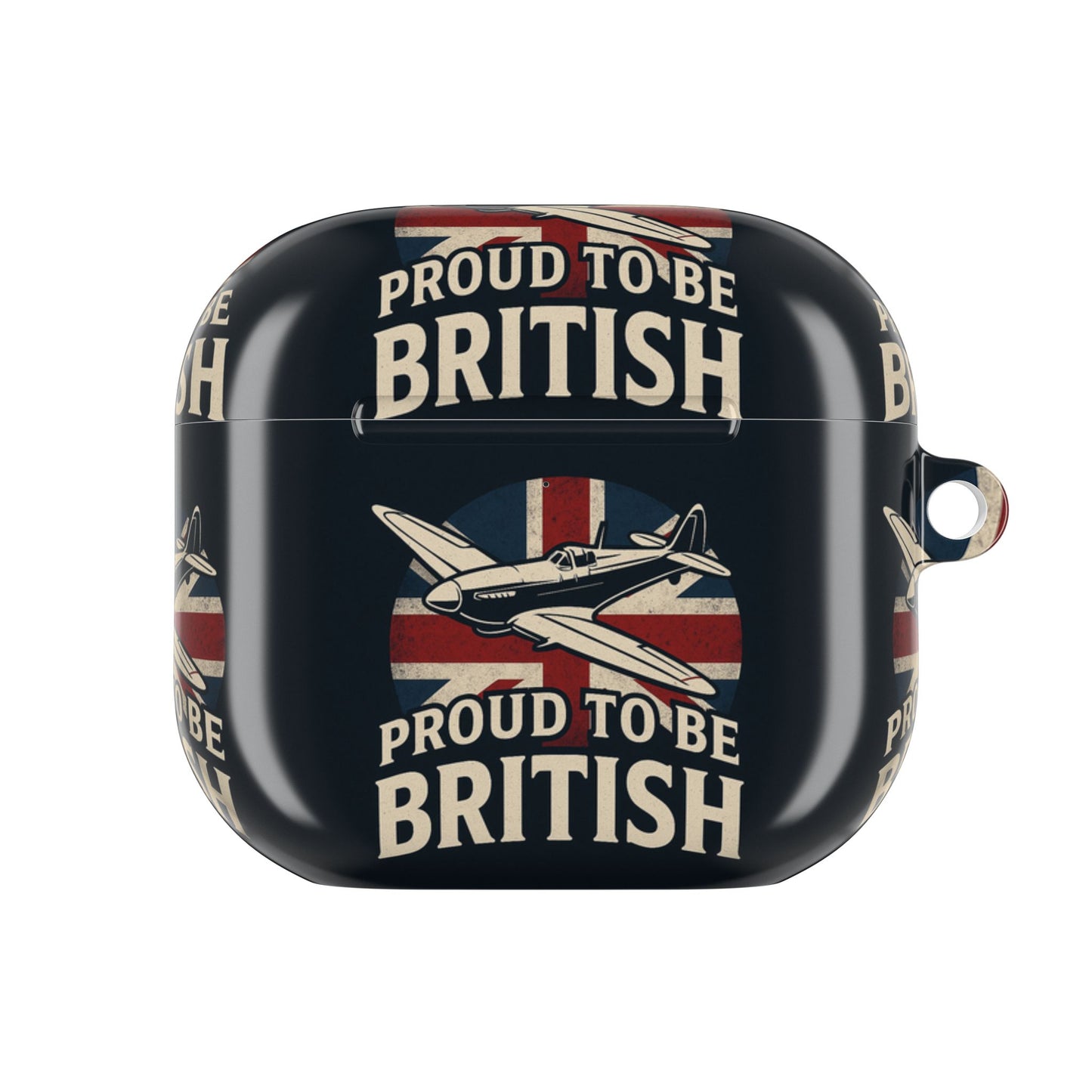 Proud to Be British AirPod Case, British Flag Earbud Cover, Gift for UK Lovers, Unique AirPods Accessories, Travel Essentials, [...]