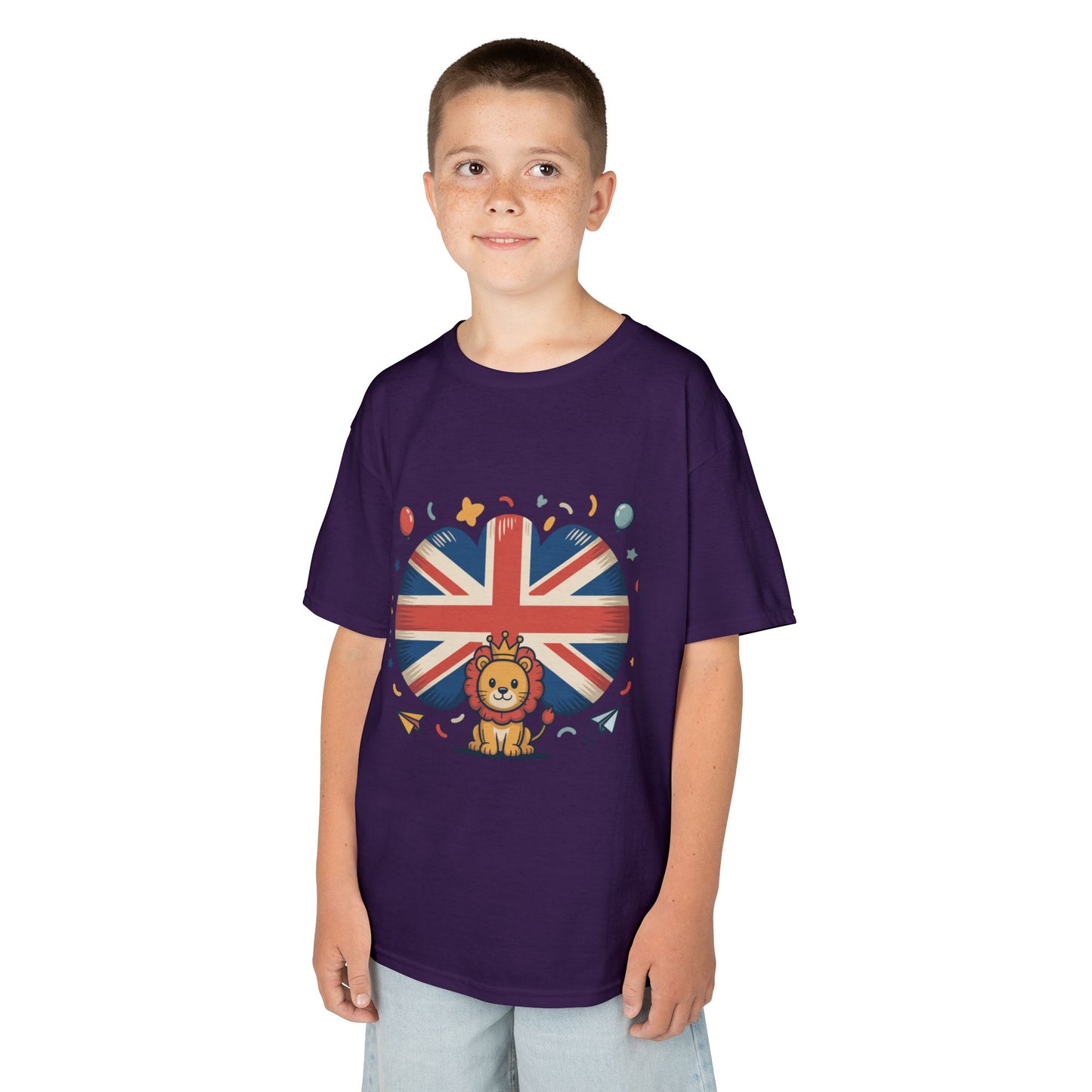 British Lion Kids Tee - Fun Cotton T-Shirt for Young Explorers