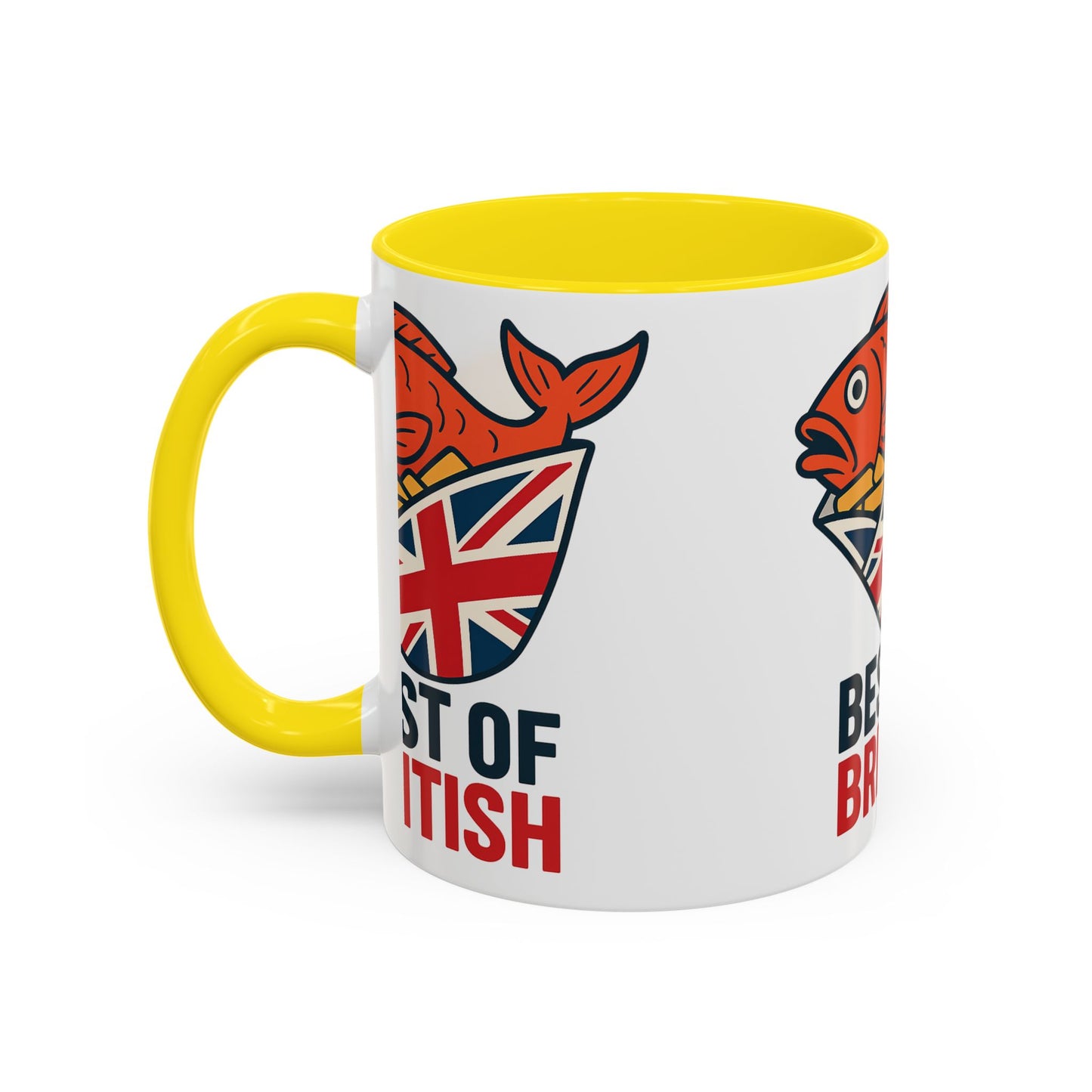 Best of British fish & chips Accent Coffee Mug - Fun Gift for Tea Lovers, Unique Kitchen Decor, Ideal for British Holidays, Collectible Coffee [...]