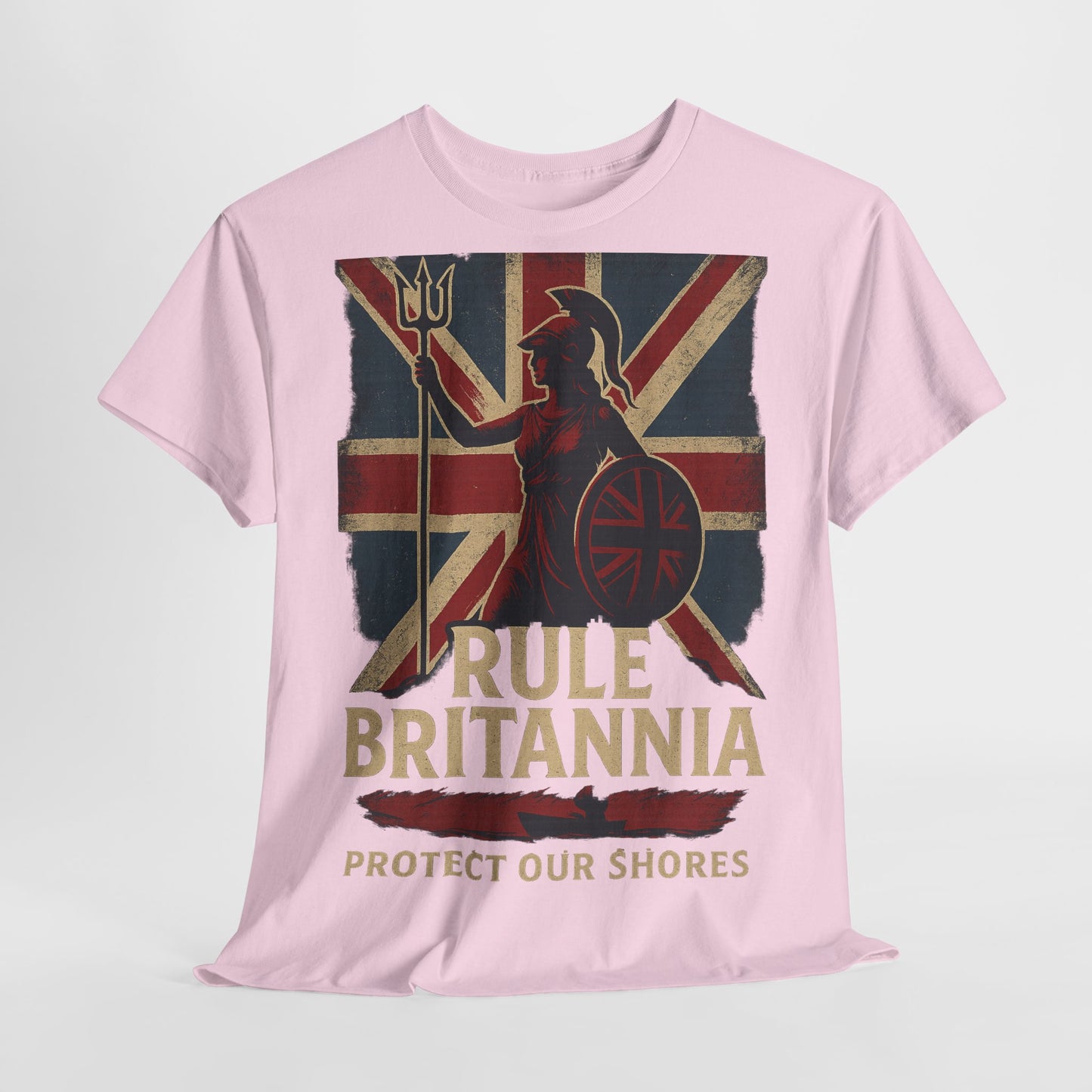 Rule Britannia Tee stop the boat design t shirt patriots