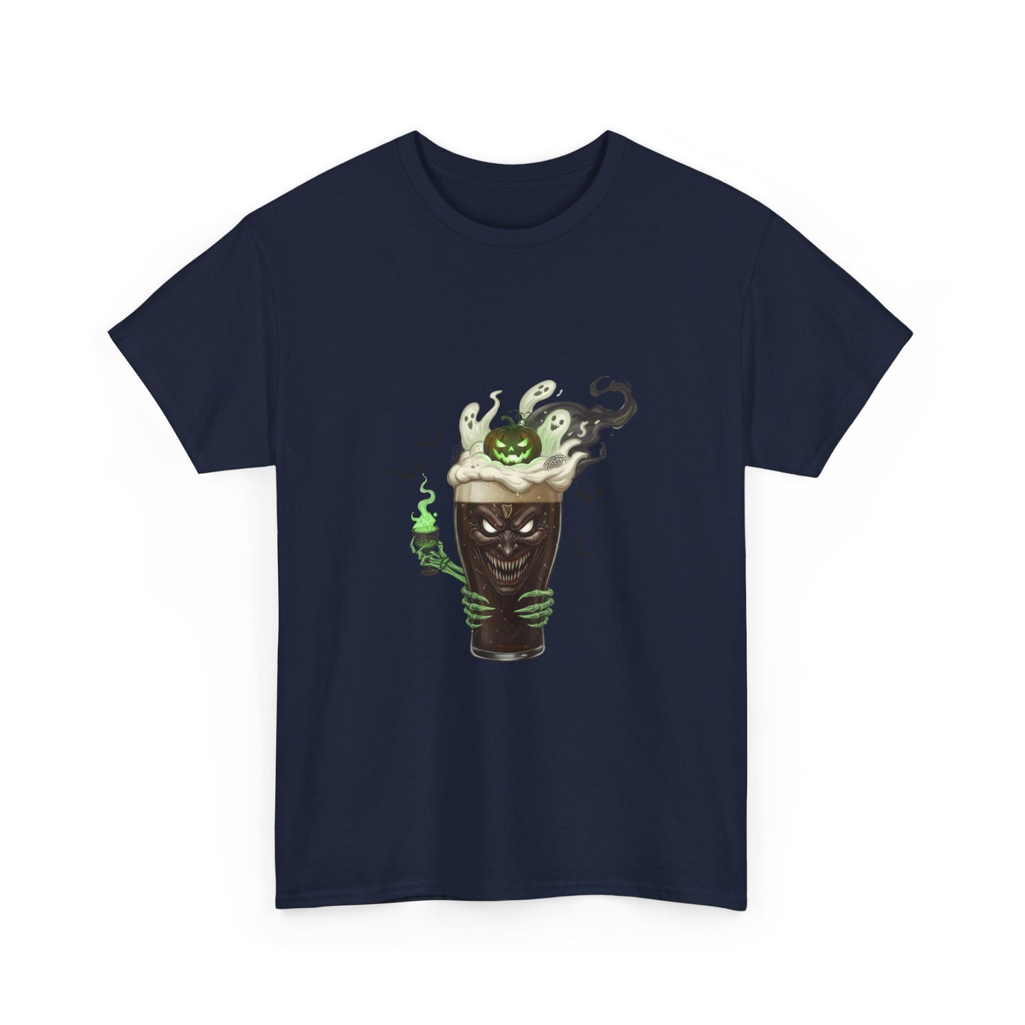 Guiness halloween Artistic Unisex Tee featuring Eco-Themed Design, Perfect for Casual Wear, Gift for Nature Lovers, Eco-Conscious Apparel, Earth Day