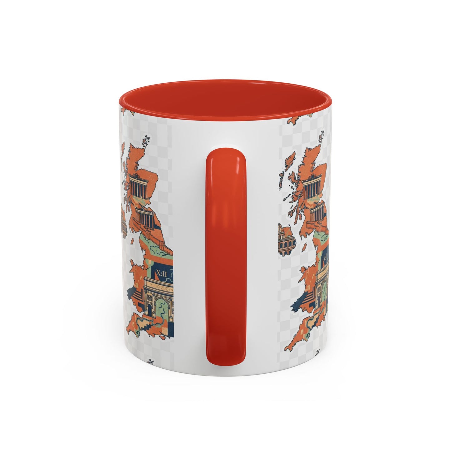 British Landmarks Accent Coffee Mug | Travel Gift, Home Decor, Coffee Lover, Souvenir, Unique Design