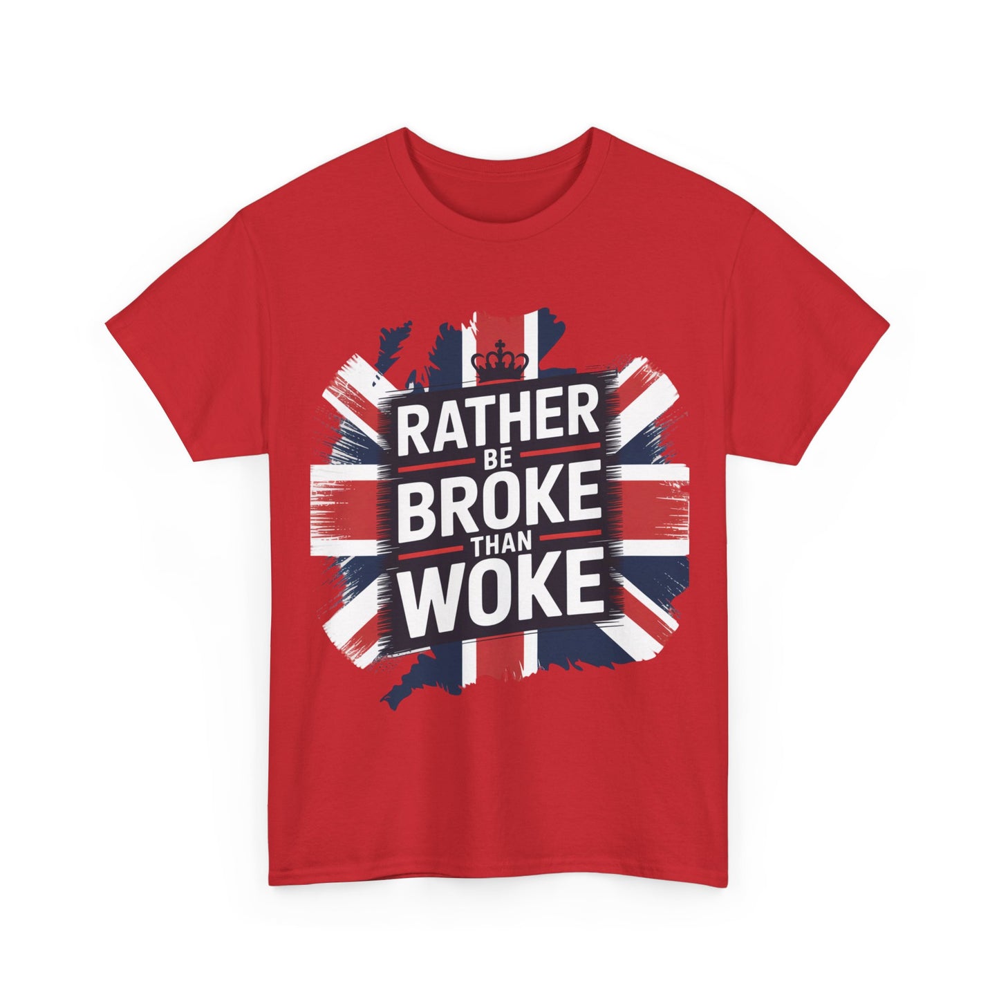 Broke vs. Woke Unisex Heavy Cotton Tee