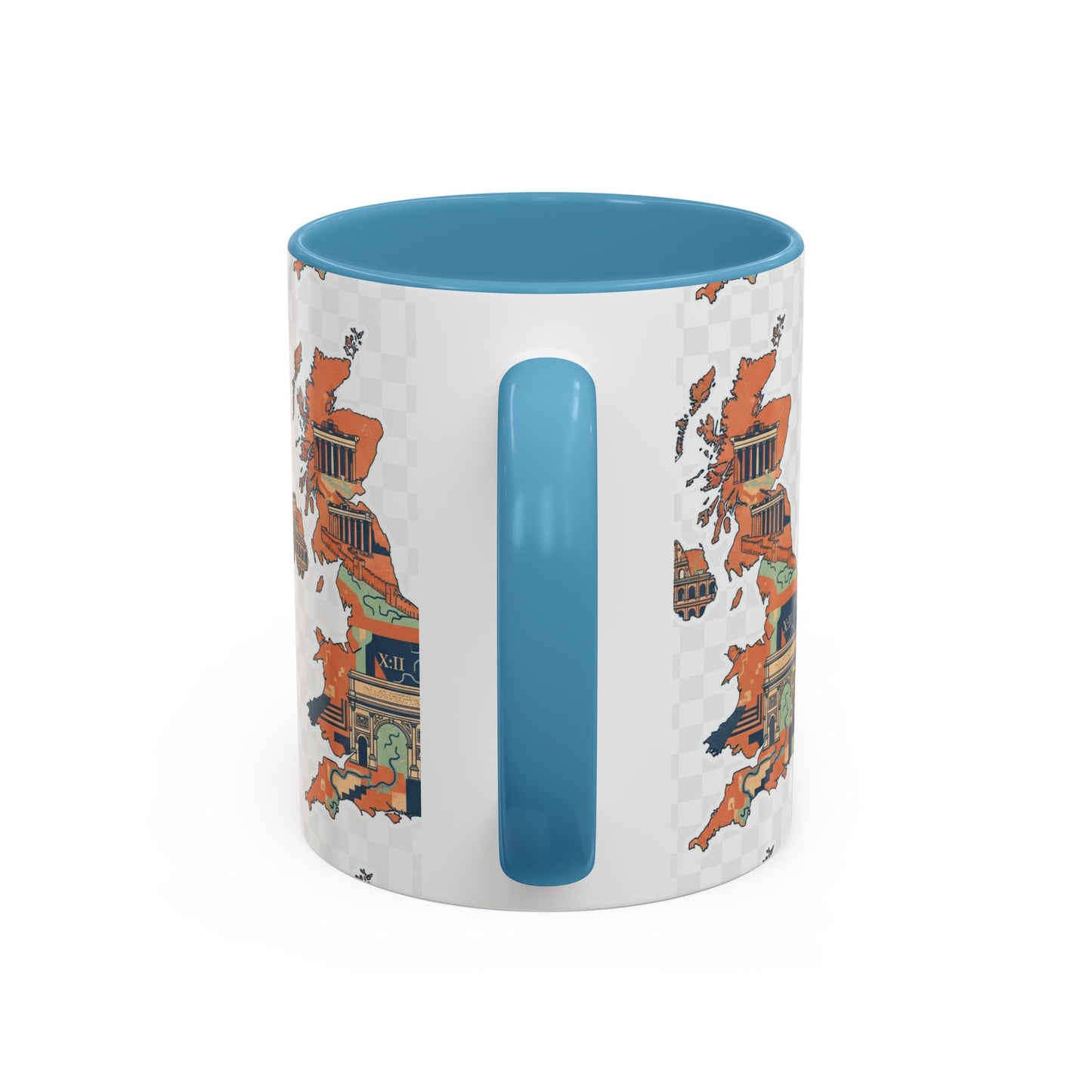 British Landmarks Accent Coffee Mug | Travel Gift, Home Decor, Coffee Lover, Souvenir, Unique Design