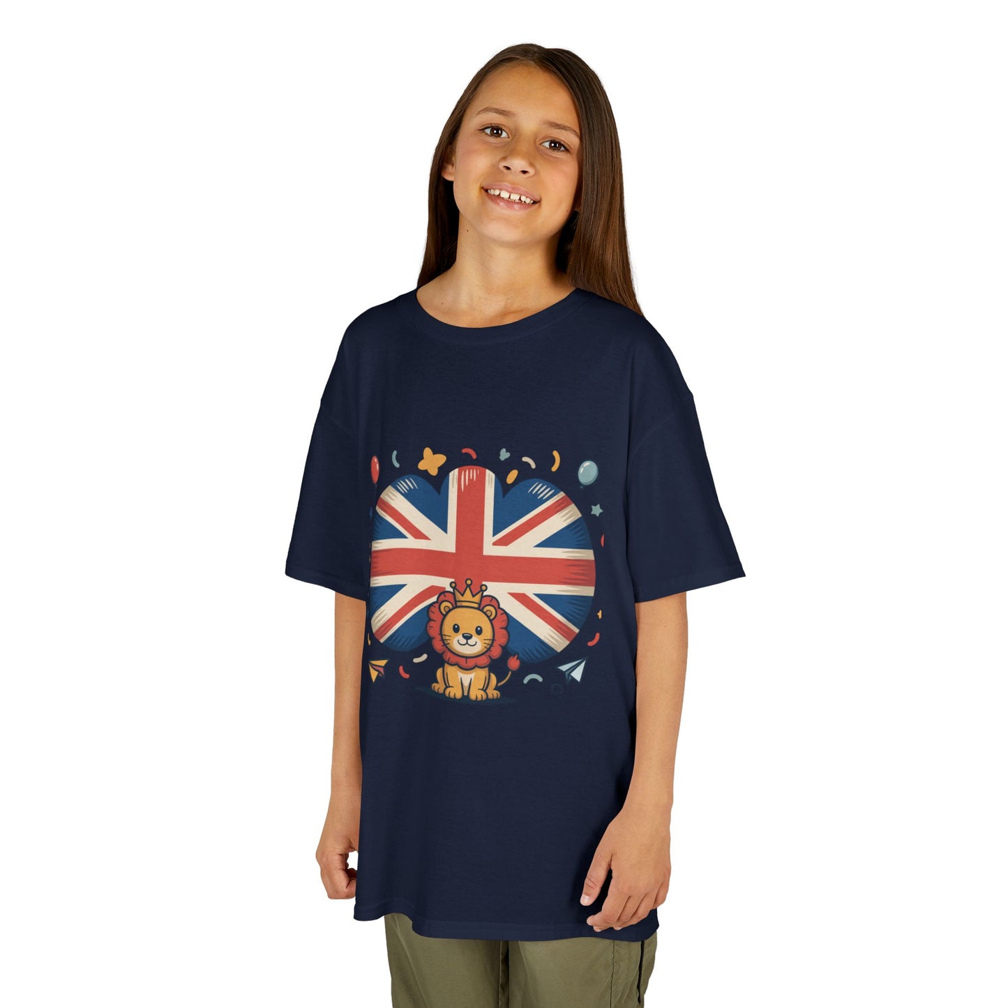 British Lion Kids Tee - Fun Cotton T-Shirt for Young Explorers