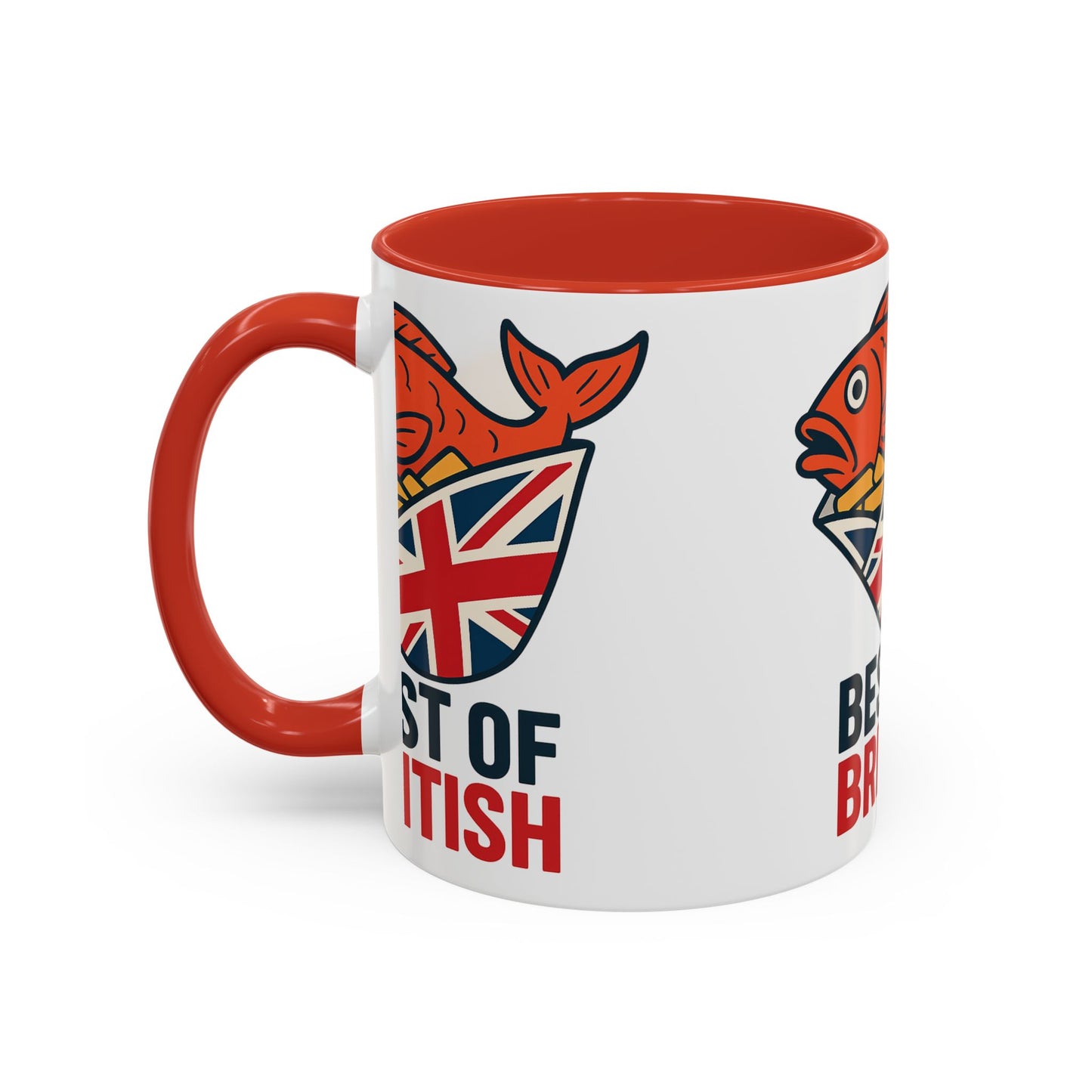 Best of British fish & chips Accent Coffee Mug - Fun Gift for Tea Lovers, Unique Kitchen Decor, Ideal for British Holidays, Collectible Coffee [...]