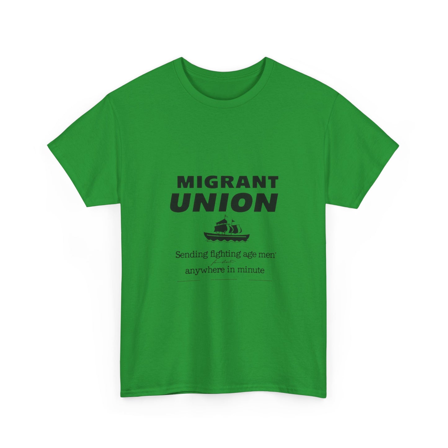 Migrant Union Graphic Tee - Casual Wear, Fundraising Events, Advocacy Apparel, Unisex Streetwear, Everyday Comfort