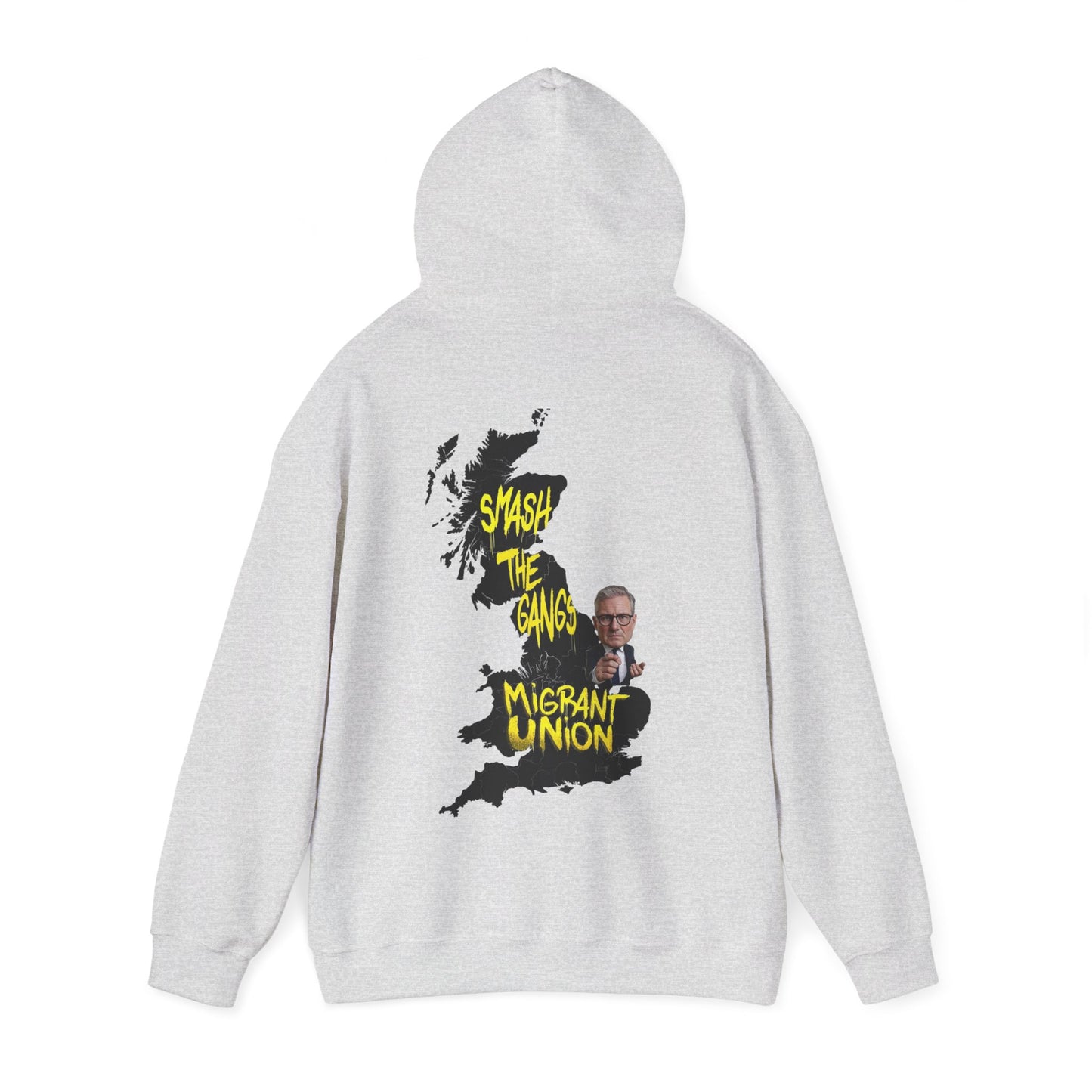 Migrant Union Hooded Sweatshirt, Unisex Sweatshirt, Cozy Layer, Activism Apparel, Streetwear, Gift for Protesters, Conscious Fashion