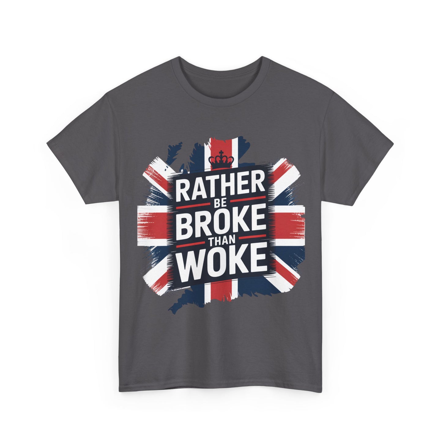 Broke vs. Woke Unisex Heavy Cotton Tee