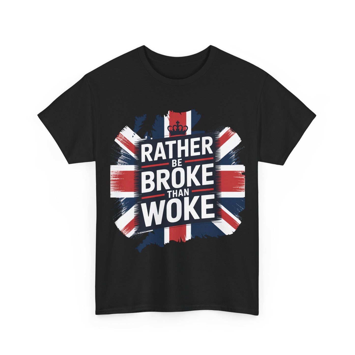Broke vs. Woke Unisex Heavy Cotton Tee