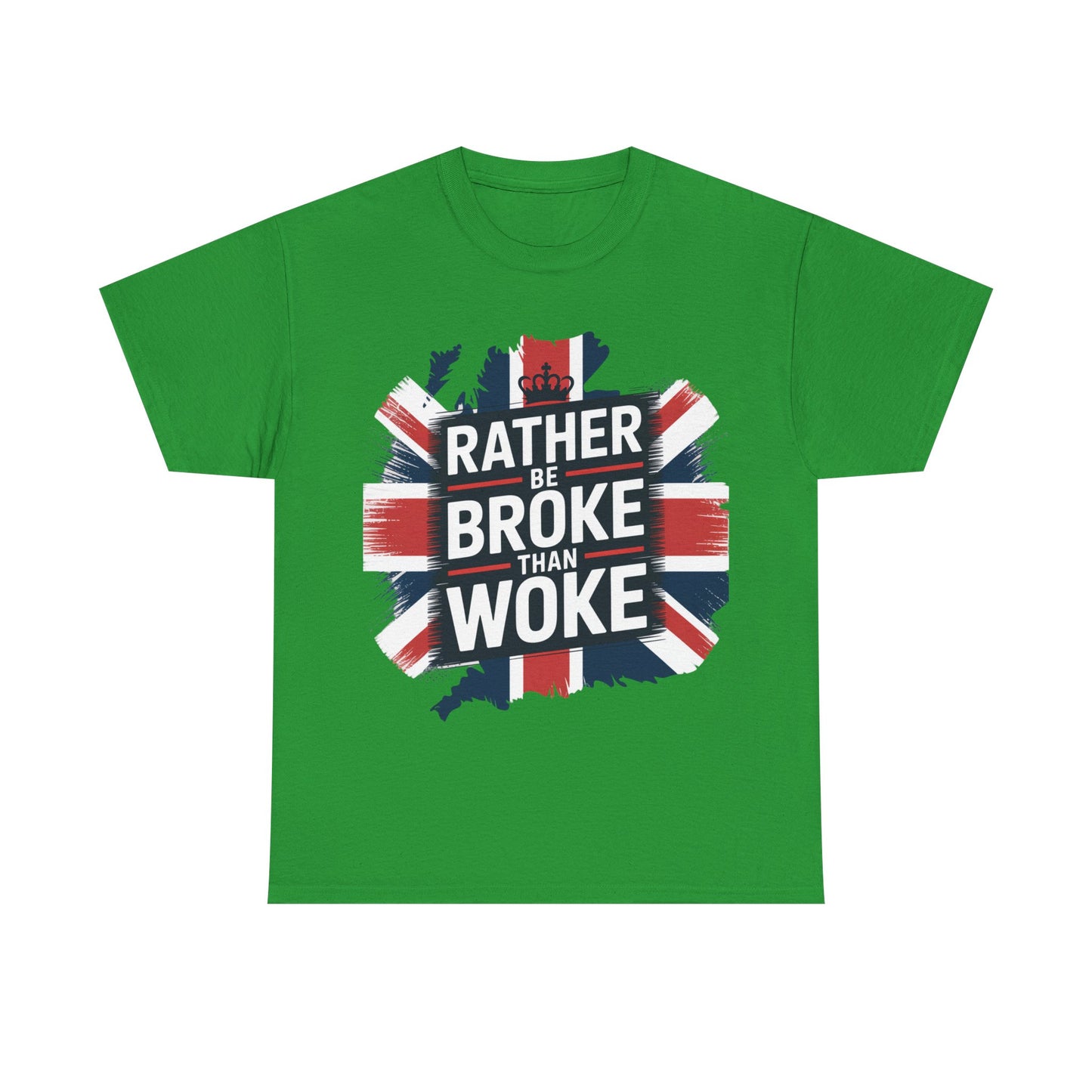 Broke vs. Woke Unisex Heavy Cotton Tee