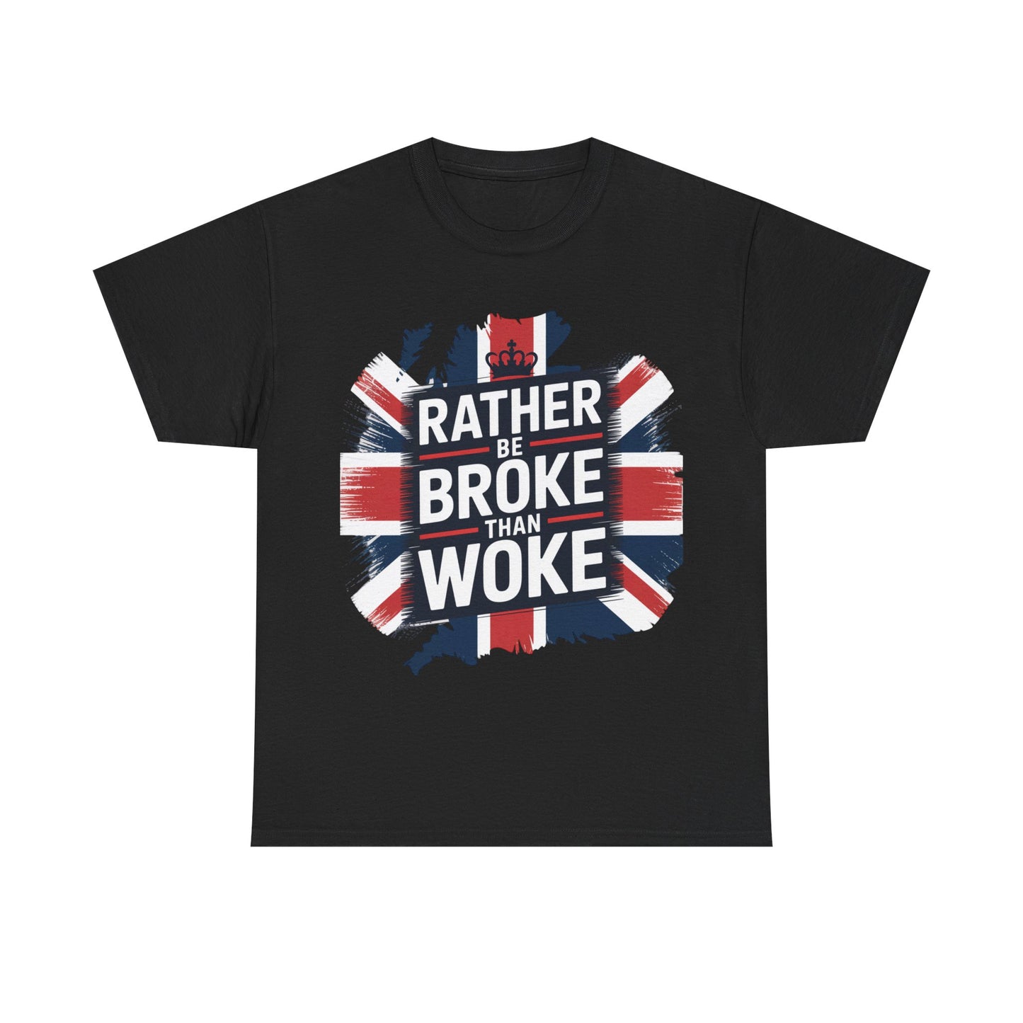 Broke vs. Woke Unisex Heavy Cotton Tee