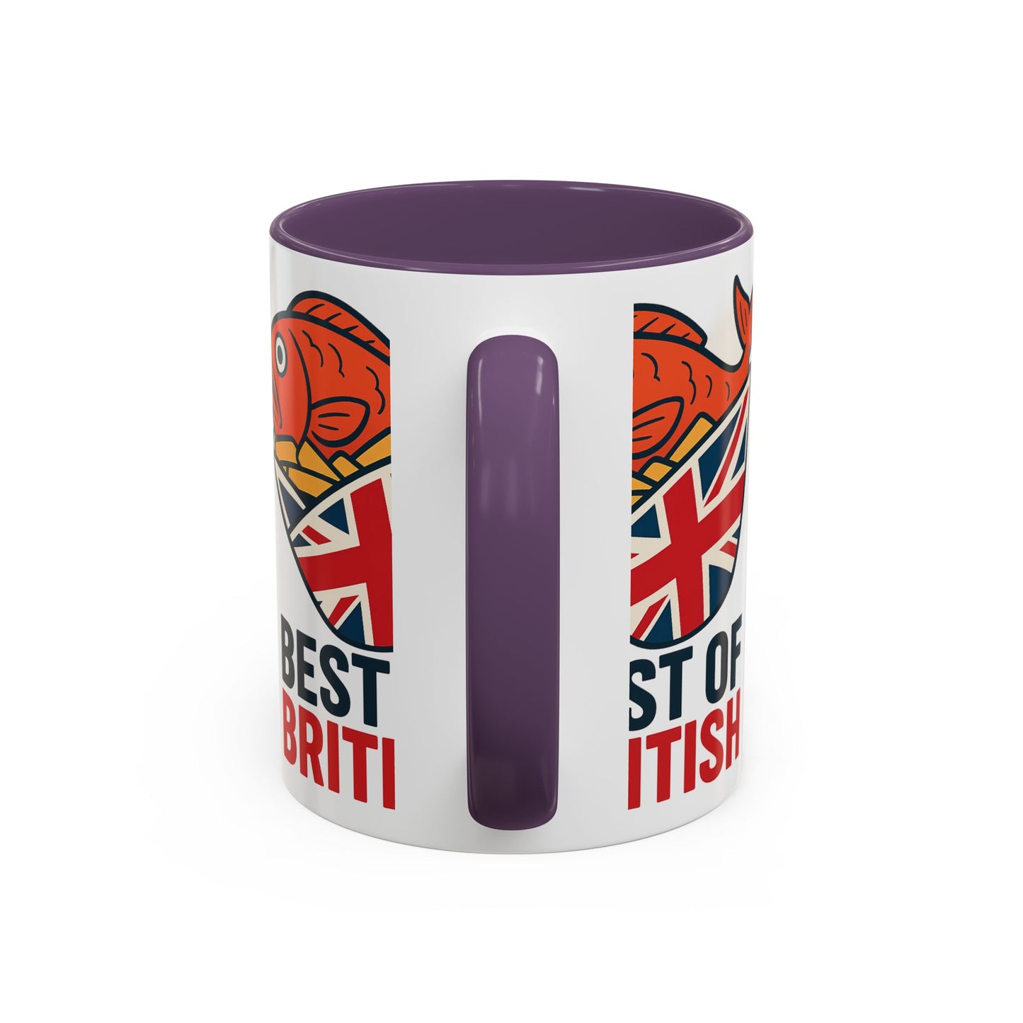 Best of British fish & chips Accent Coffee Mug - Fun Gift for Tea Lovers, Unique Kitchen Decor, Ideal for British Holidays, Collectible Coffee [...]