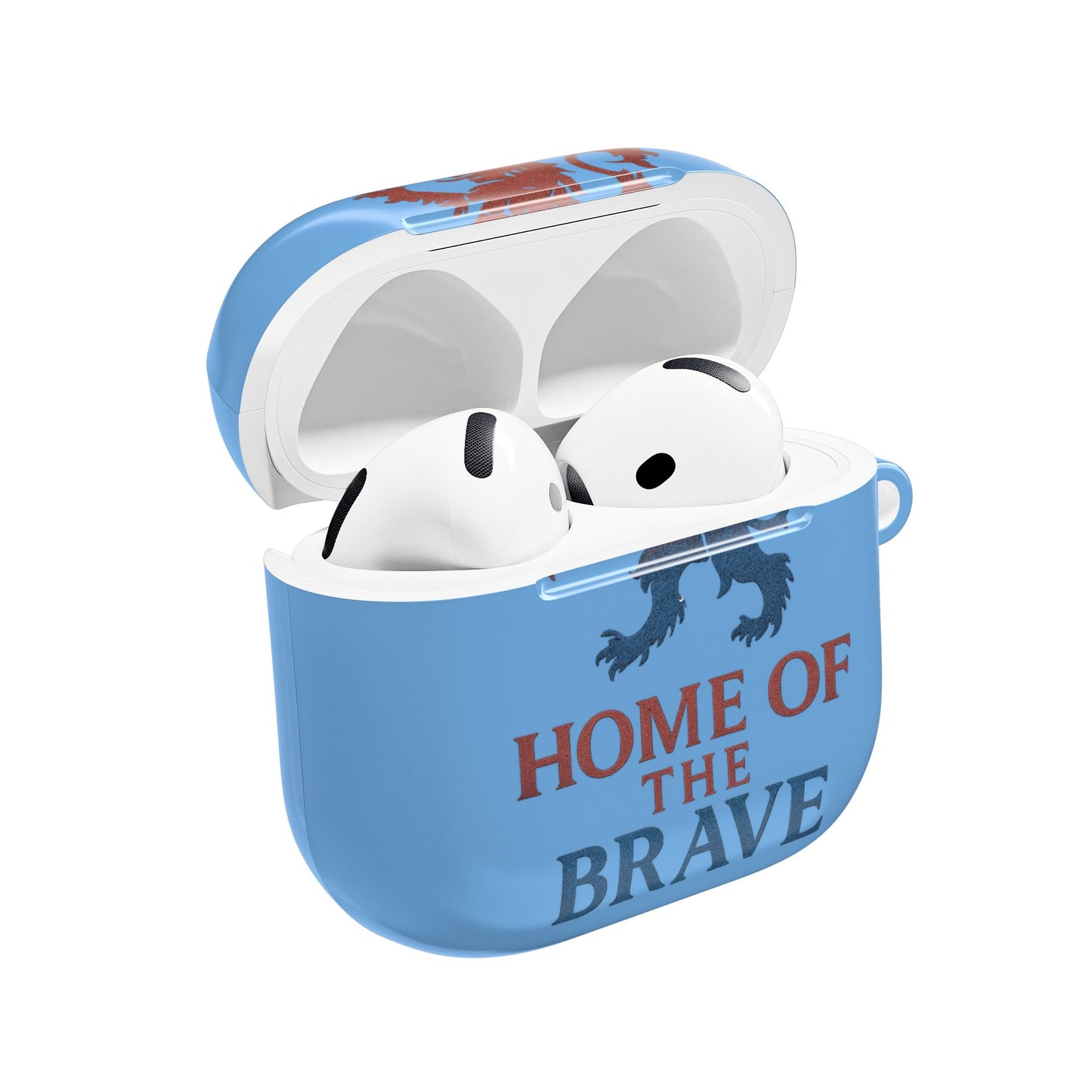 Home of the Brave AirPod Case, Custom AirPod Cover, Unique Gifts for Patriots, Trendy Electronics Accessory, Durable Protection Case