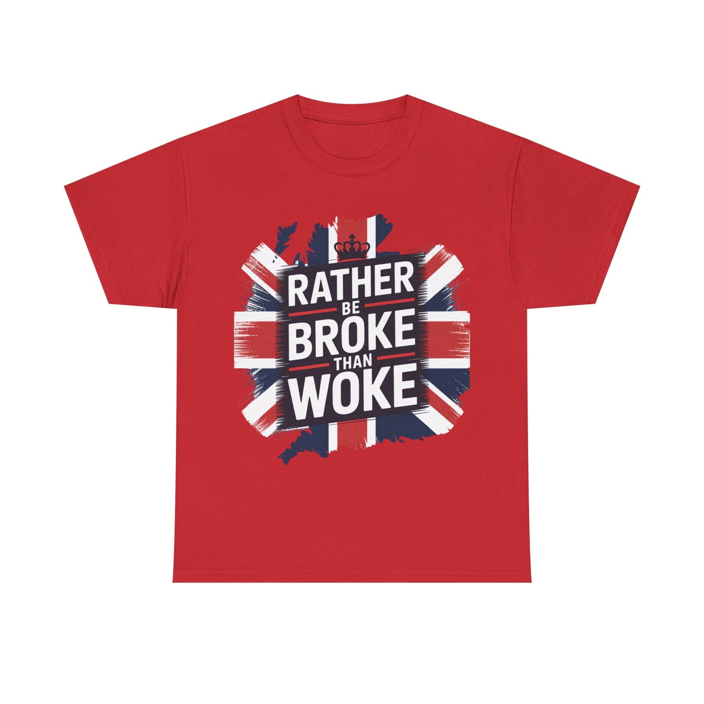 Broke vs. Woke Unisex Heavy Cotton Tee