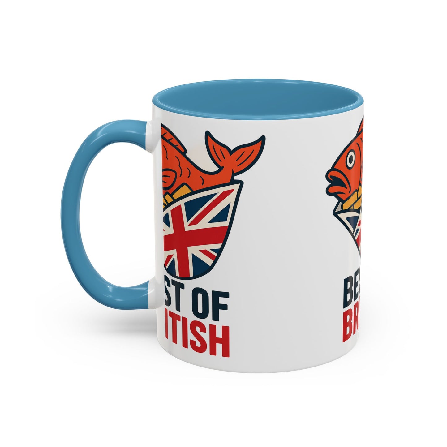 Best of British fish & chips Accent Coffee Mug - Fun Gift for Tea Lovers, Unique Kitchen Decor, Ideal for British Holidays, Collectible Coffee [...]