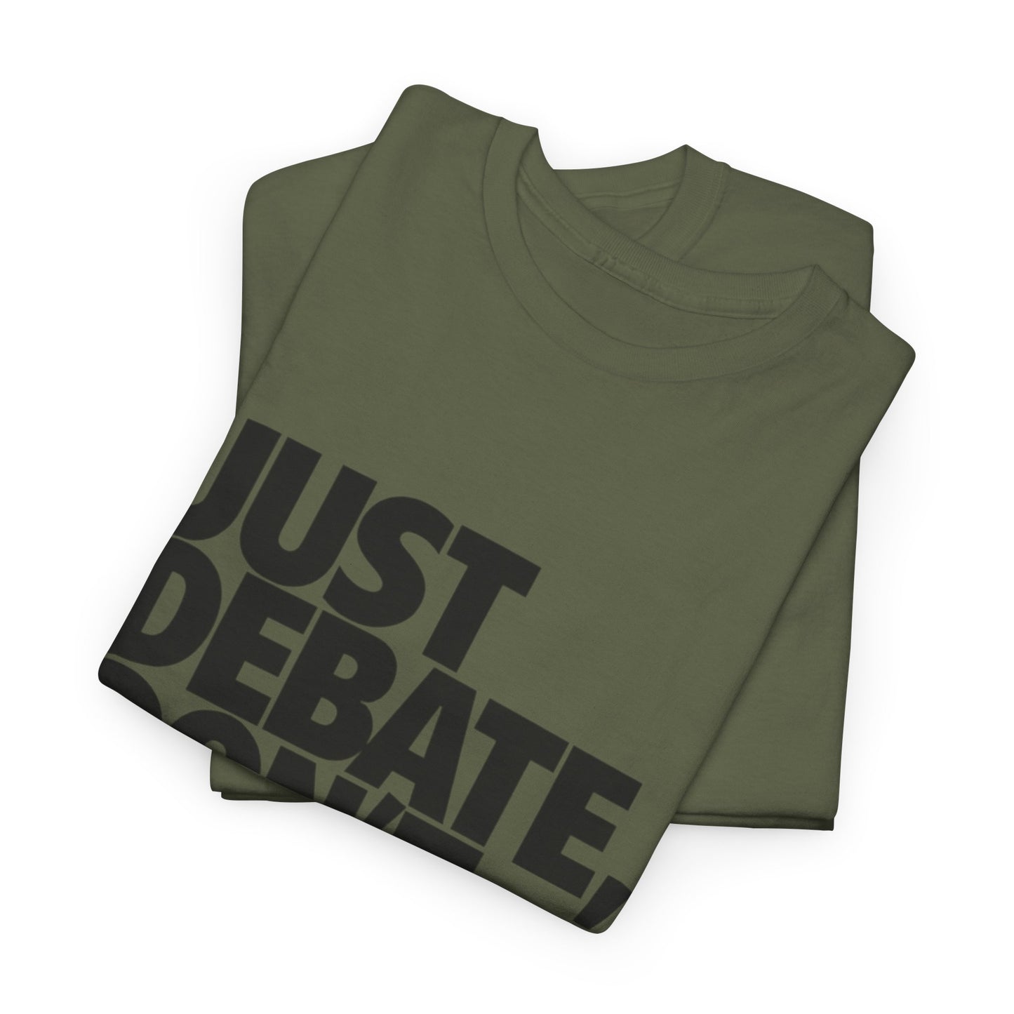 Unisex Cotton Tee - Just Debate, Don't Hate