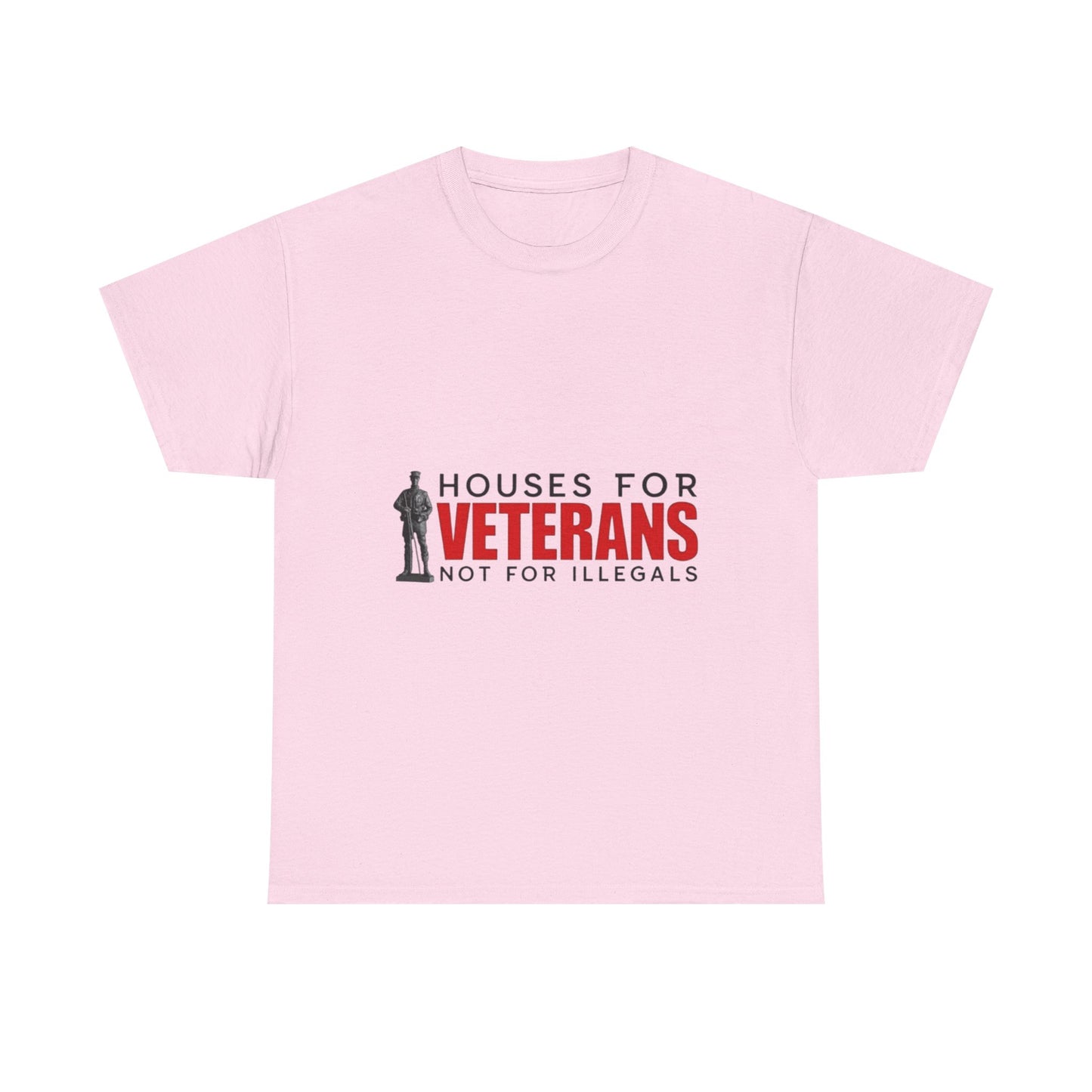 Unisex Heavy Cotton Tee - 'Houses for Veterans' Statement Shirt for Supporters, Patriotic Gifts, Veteran Advocacy Apparel, Everyday [...]