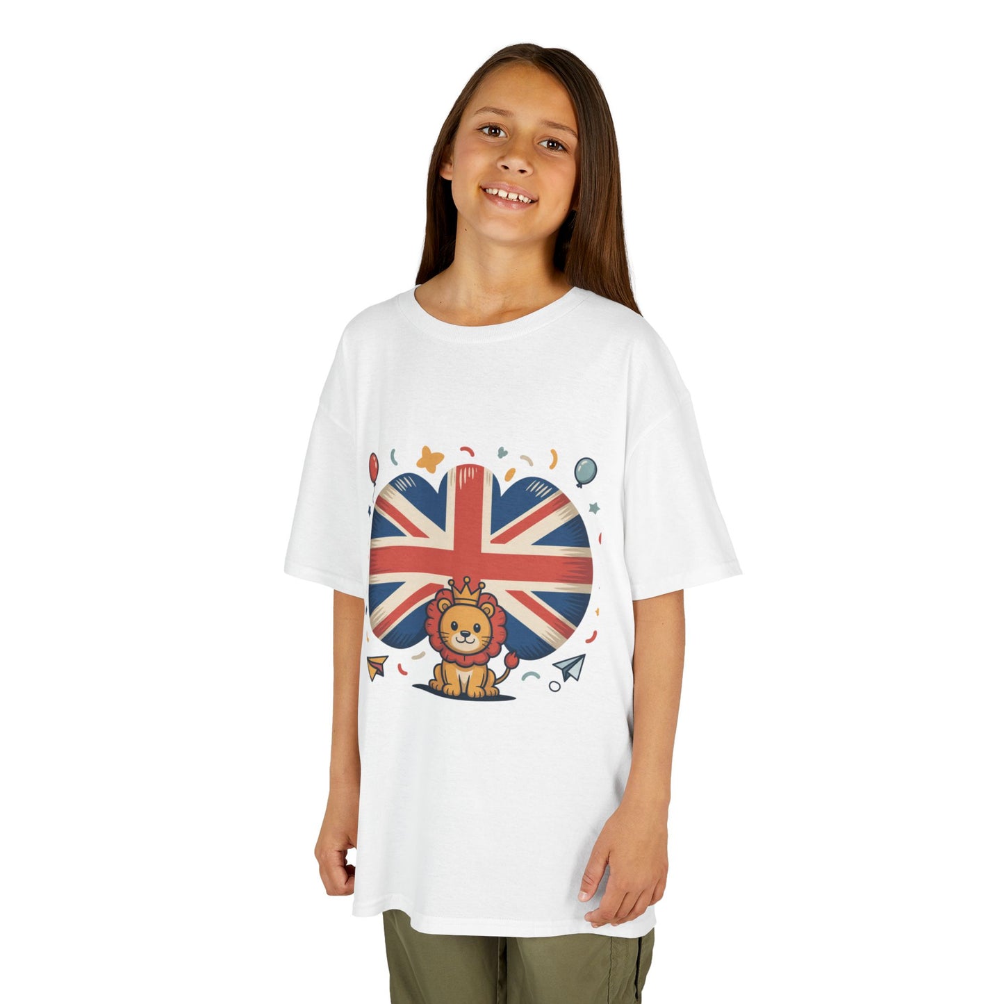 British Lion Kids Tee - Fun Cotton T-Shirt for Young Explorers