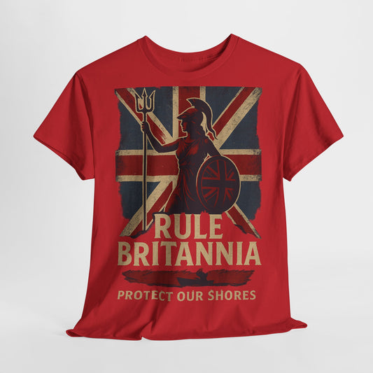 Rule Britannia Tee stop the boat design t shirt patriots