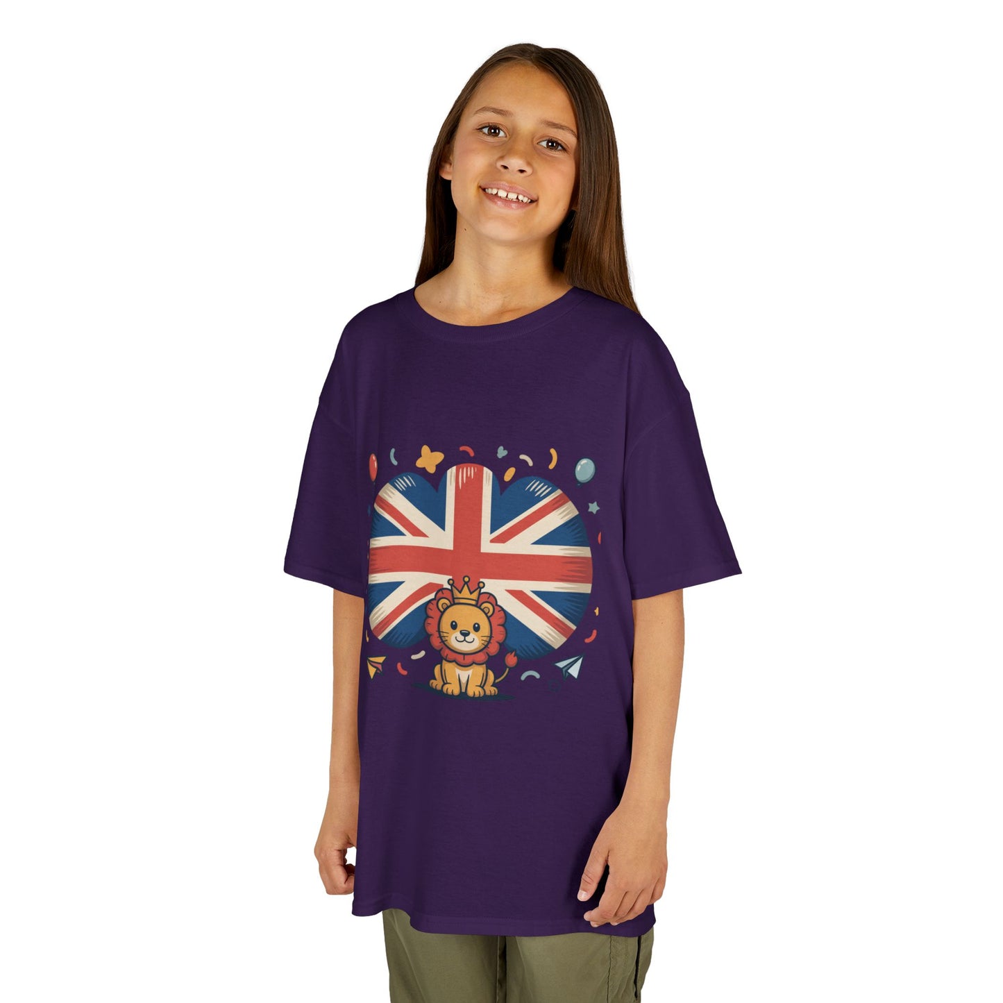British Lion Kids Tee - Fun Cotton T-Shirt for Young Explorers