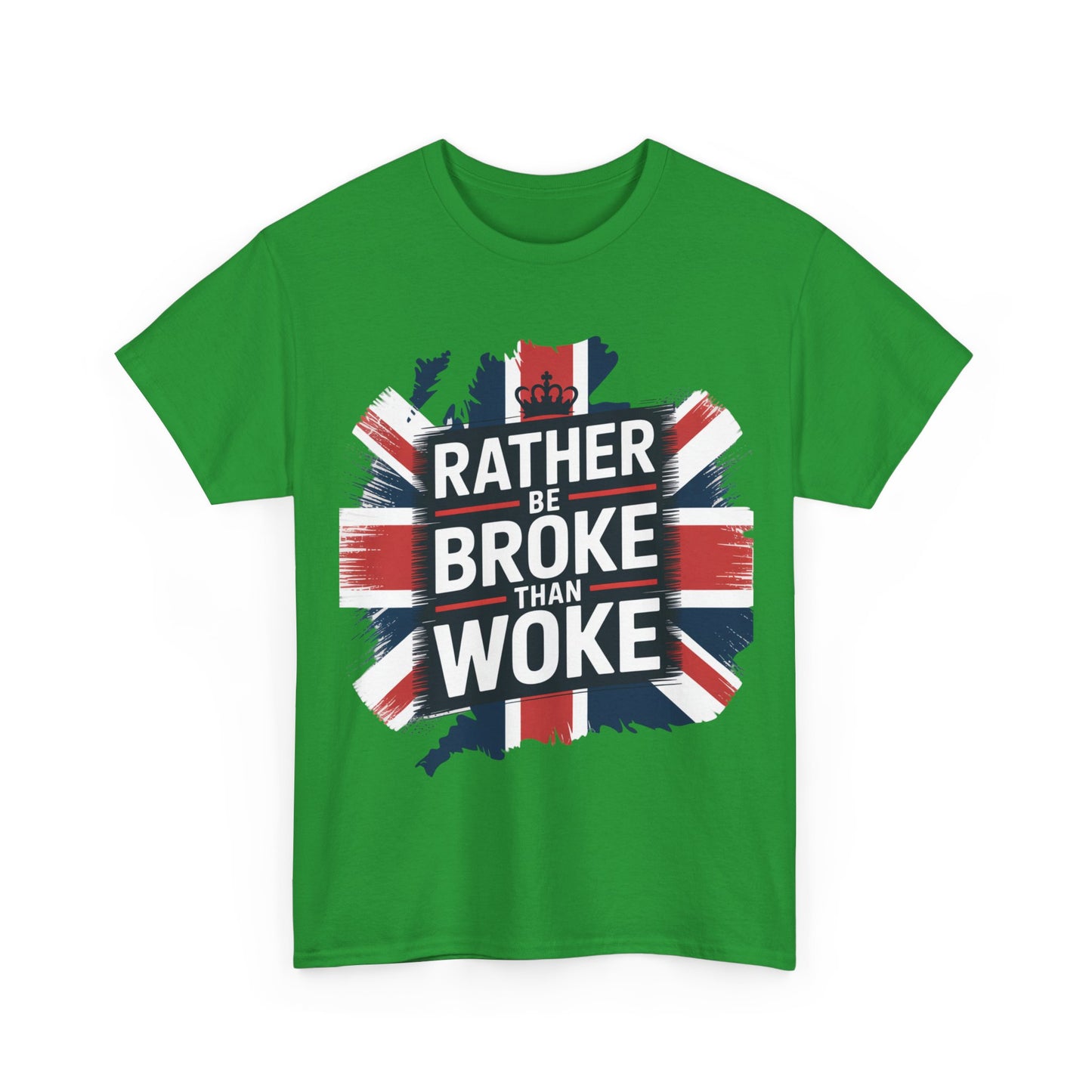 Broke vs. Woke Unisex Heavy Cotton Tee