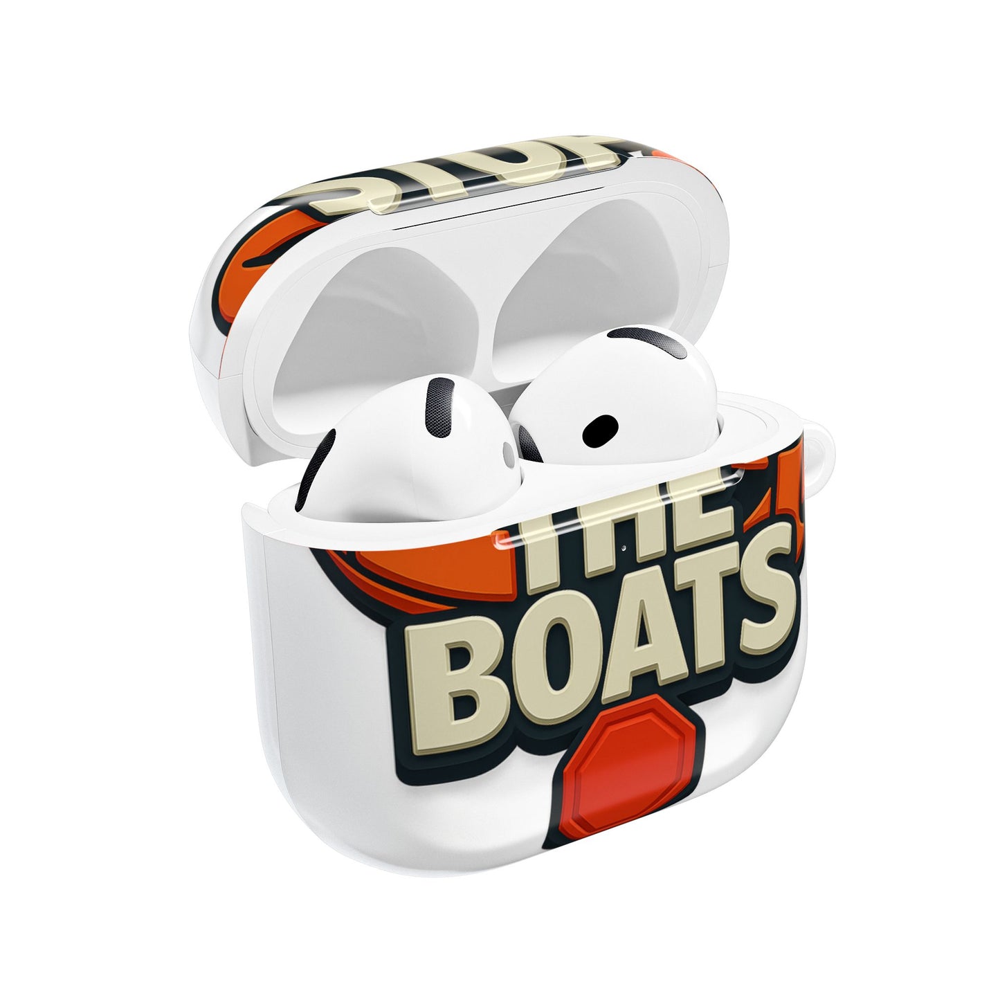 Bold Statement AirPod Case - Stop the Boats | Trendy Tech Accessory, Gift for Activists, Stylish Protection for Earbuds, Fun Phone [...]