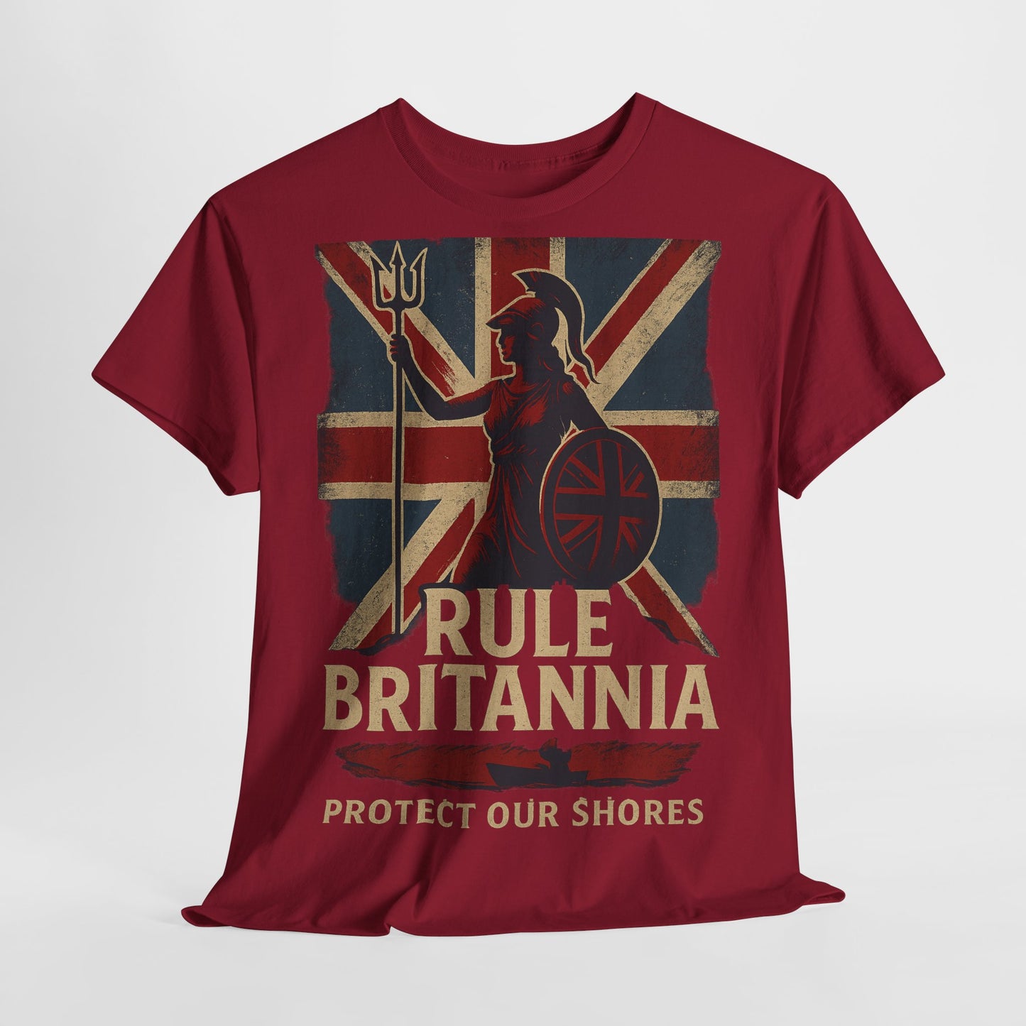Rule Britannia Tee stop the boat design t shirt patriots