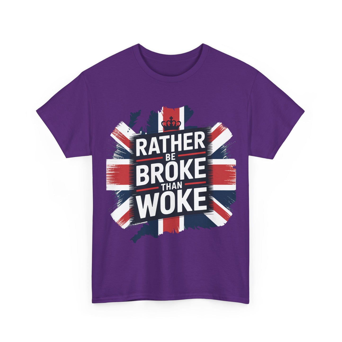 Broke vs. Woke Unisex Heavy Cotton Tee
