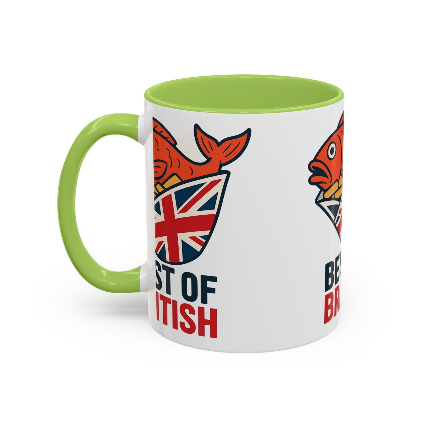 Best of British fish & chips Accent Coffee Mug - Fun Gift for Tea Lovers, Unique Kitchen Decor, Ideal for British Holidays, Collectible Coffee [...]