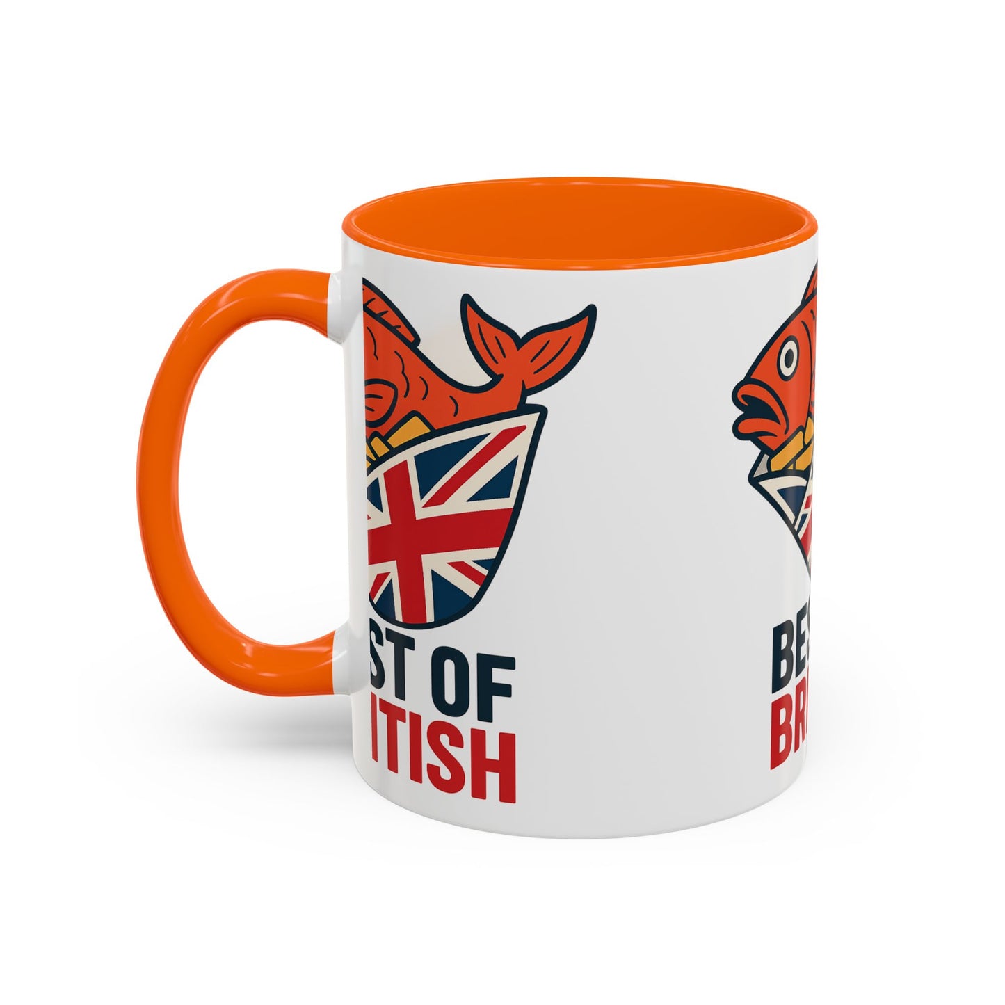Best of British fish & chips Accent Coffee Mug - Fun Gift for Tea Lovers, Unique Kitchen Decor, Ideal for British Holidays, Collectible Coffee [...]