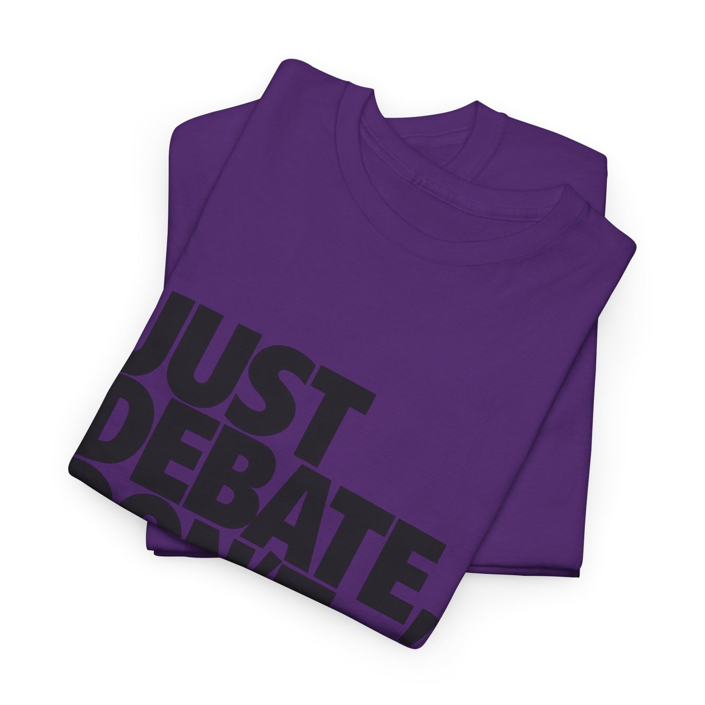 Unisex Cotton Tee - Just Debate, Don't Hate